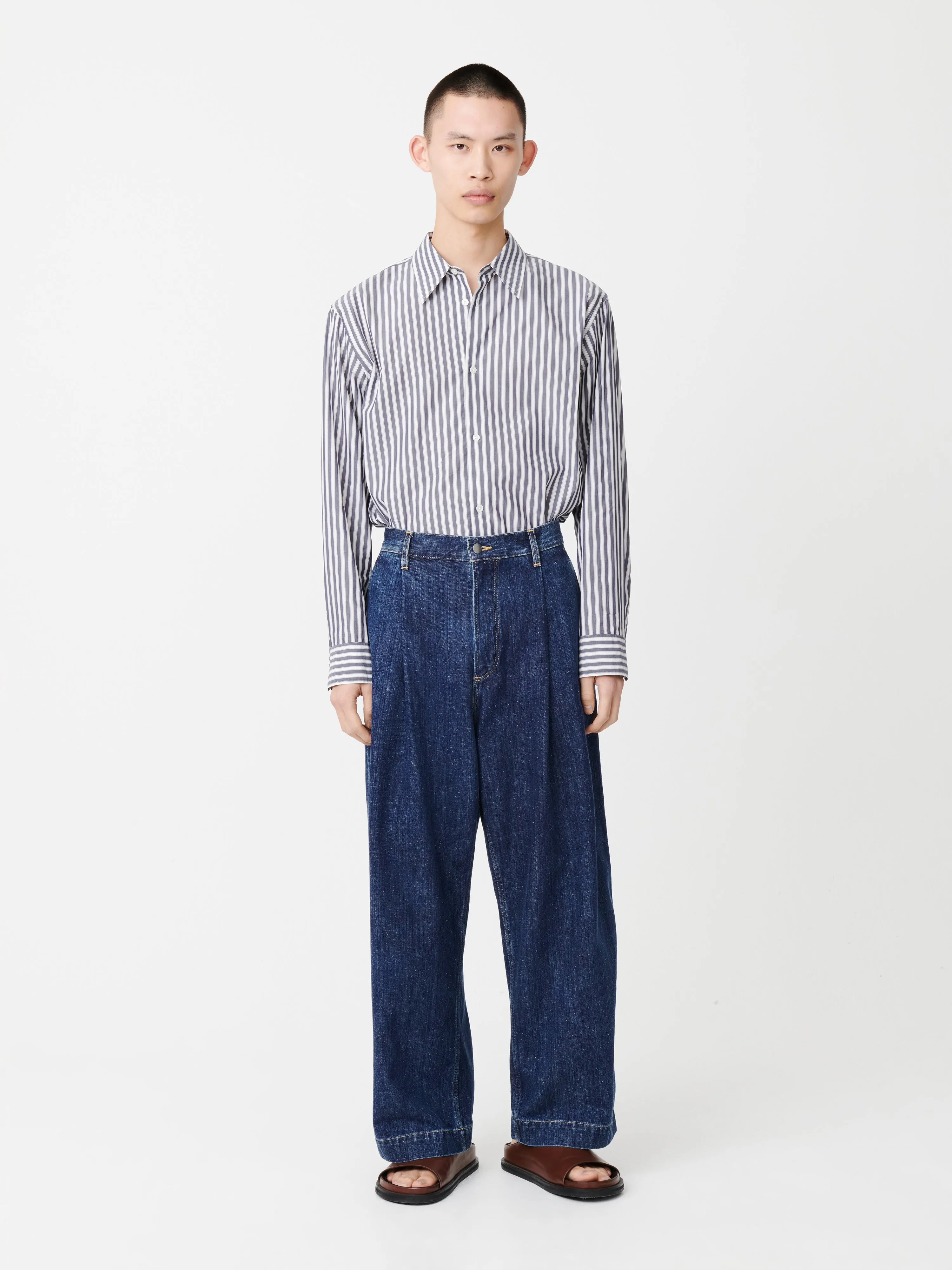 Puch Denim Pant in Indigo sold by Studio Nicholson product image thumbnail 3