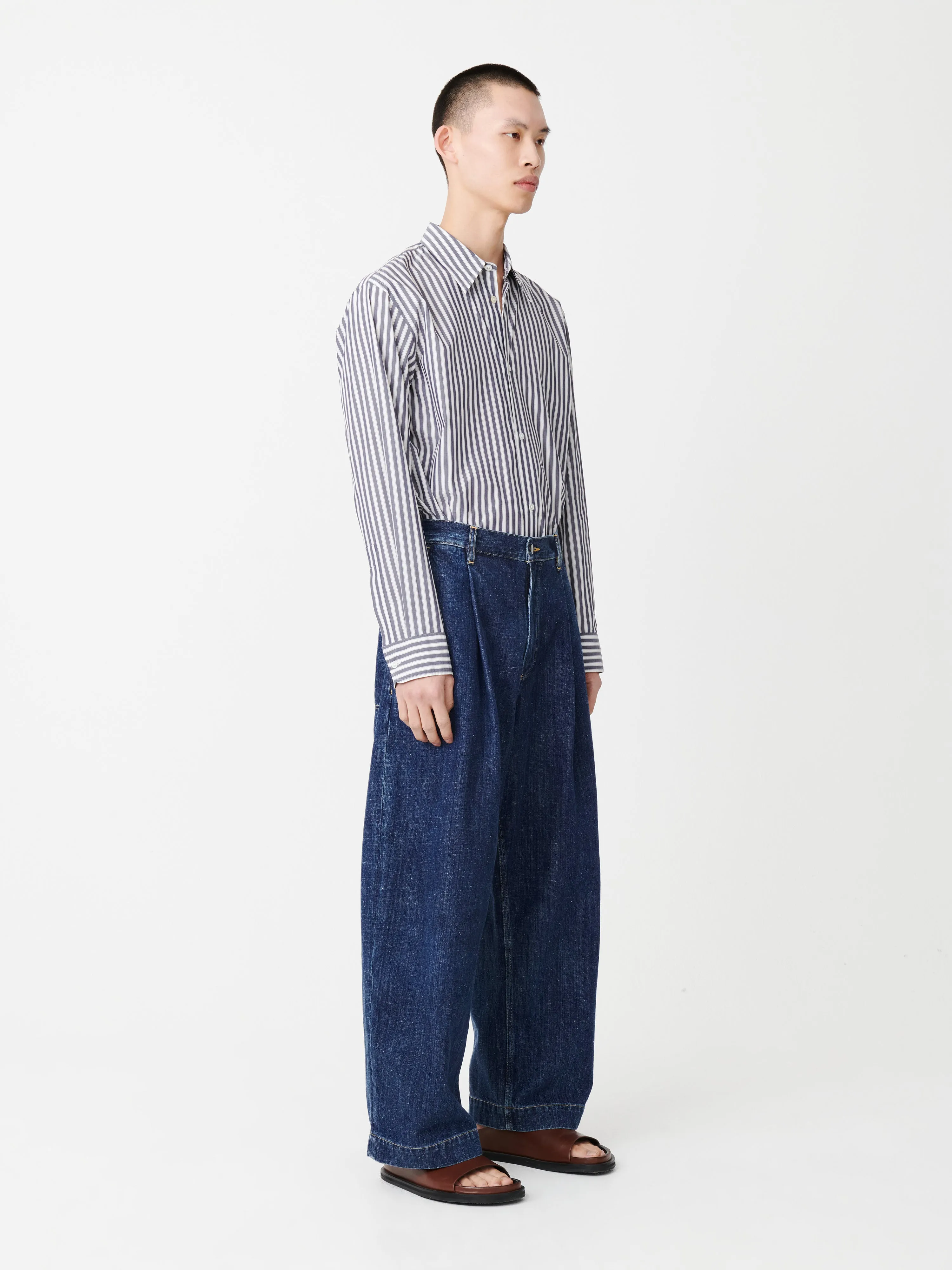Puch Denim Pant in Indigo sold by Studio Nicholson product image thumbnail 4