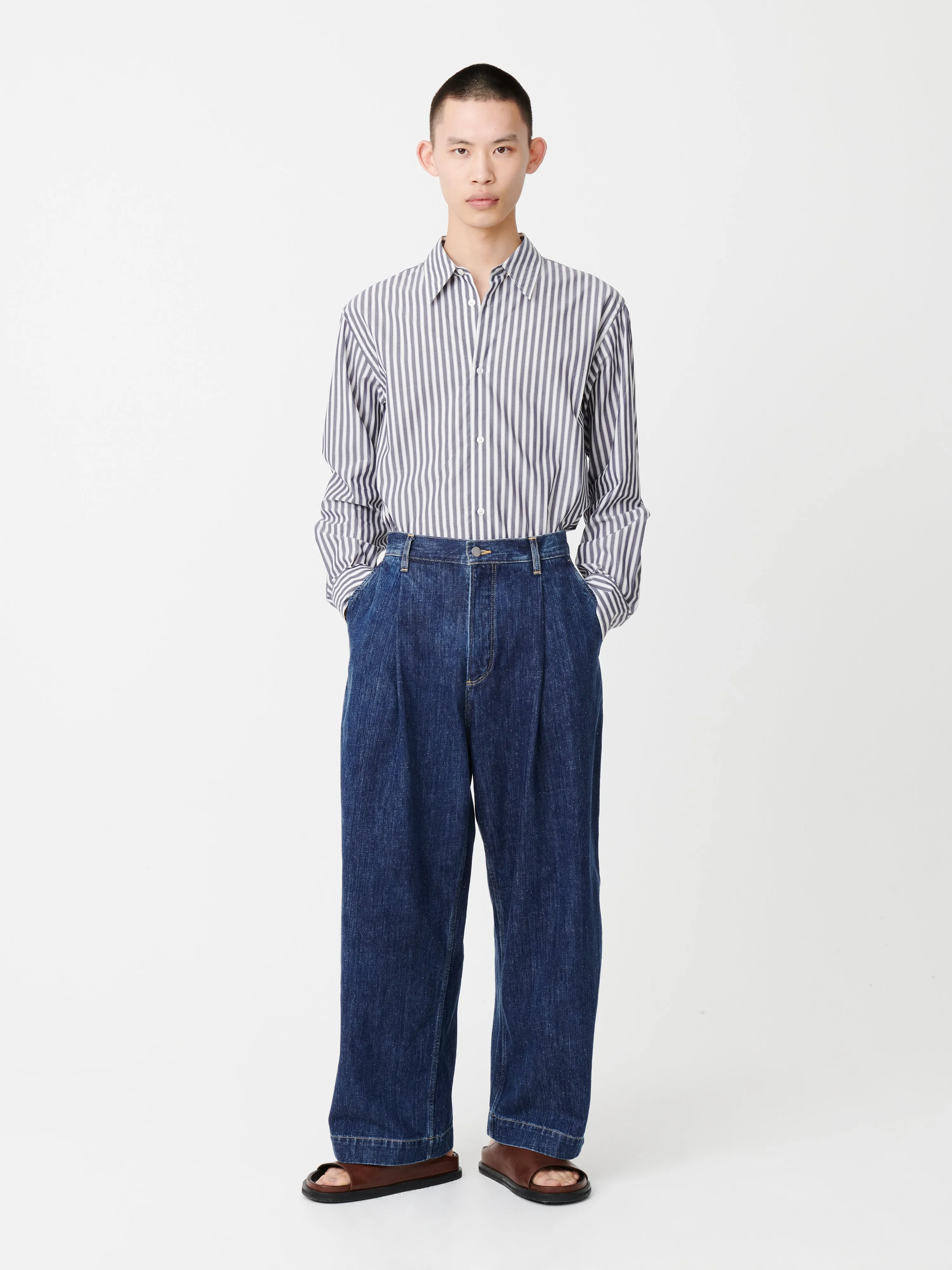Puch Denim Pant in Indigo sold by Studio Nicholson