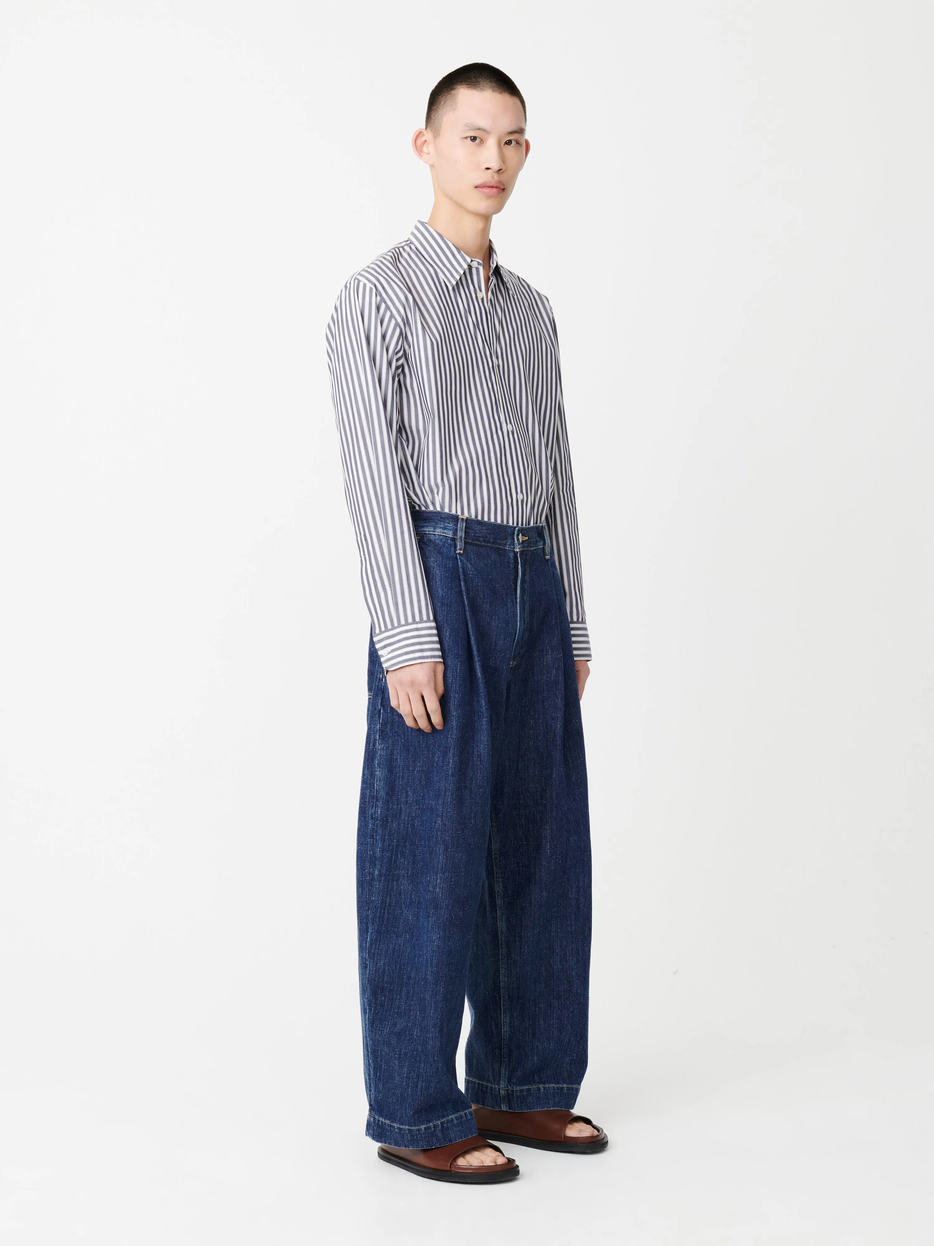 Puch Denim Pant in Indigo sold by Studio Nicholson product image thumbnail 5