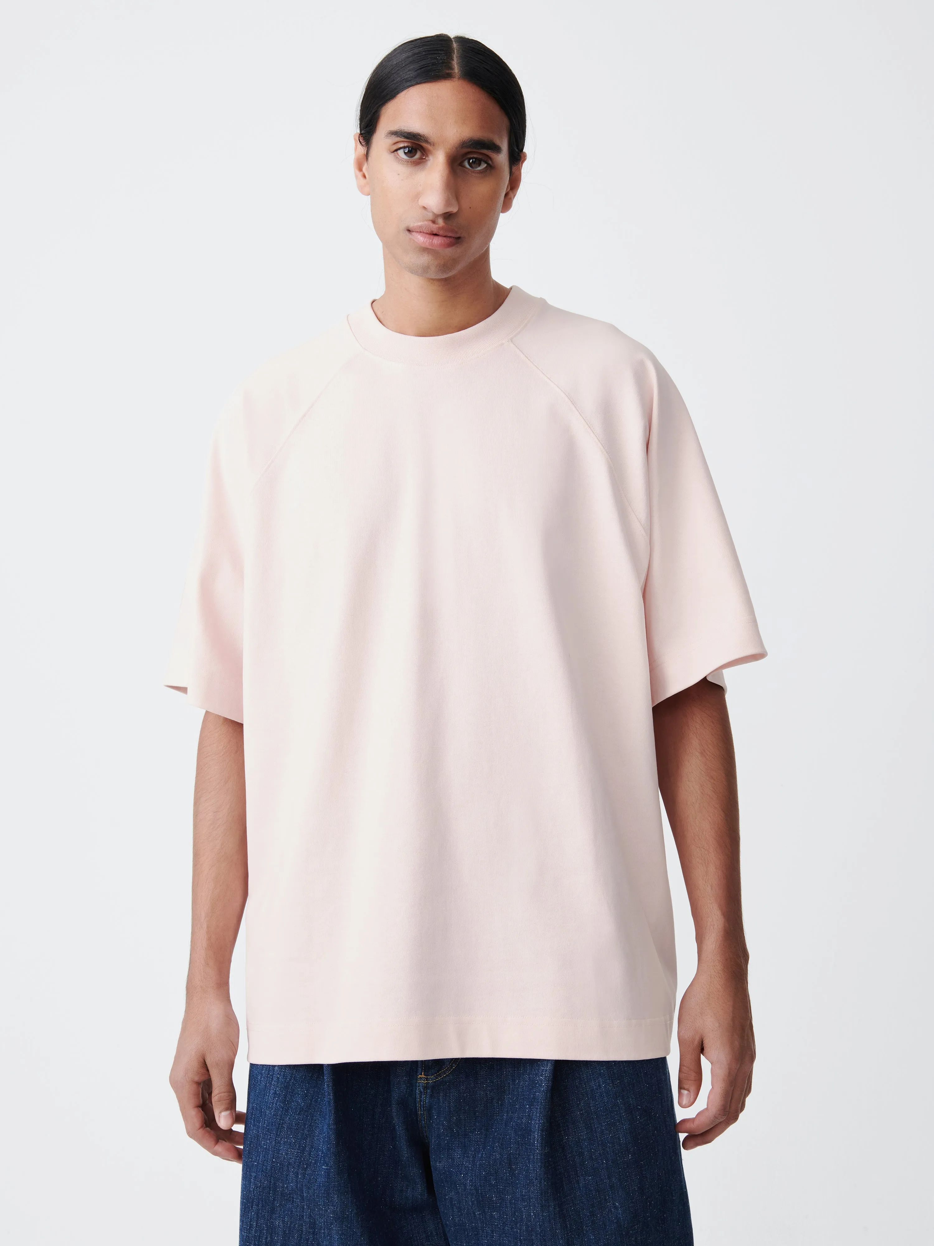 Harlow T-Shirt in Miami Pink sold by Studio Nicholson