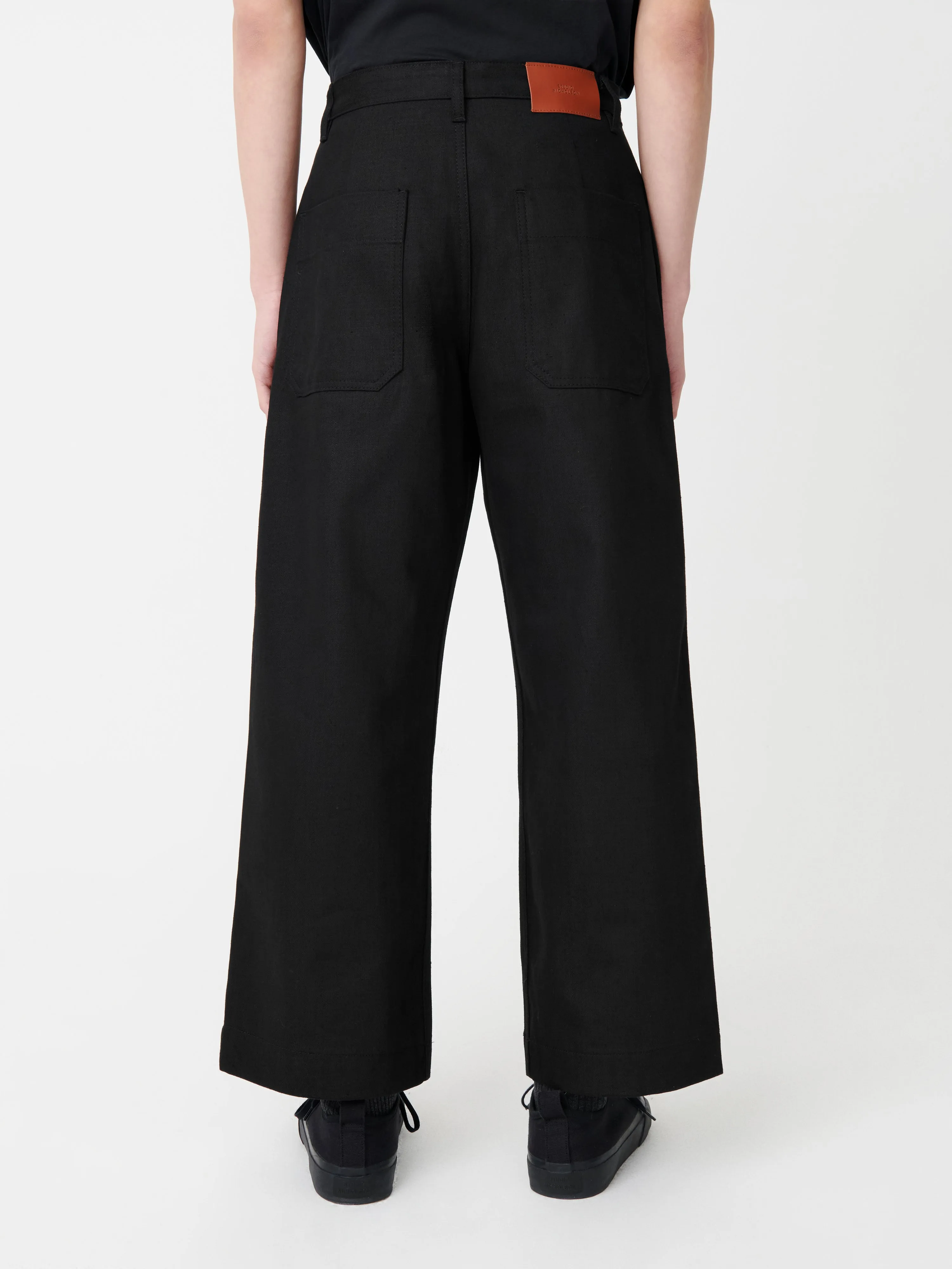 Pyad Selvedge Denim Pant in Black sold by Studio Nicholson product image thumbnail 4