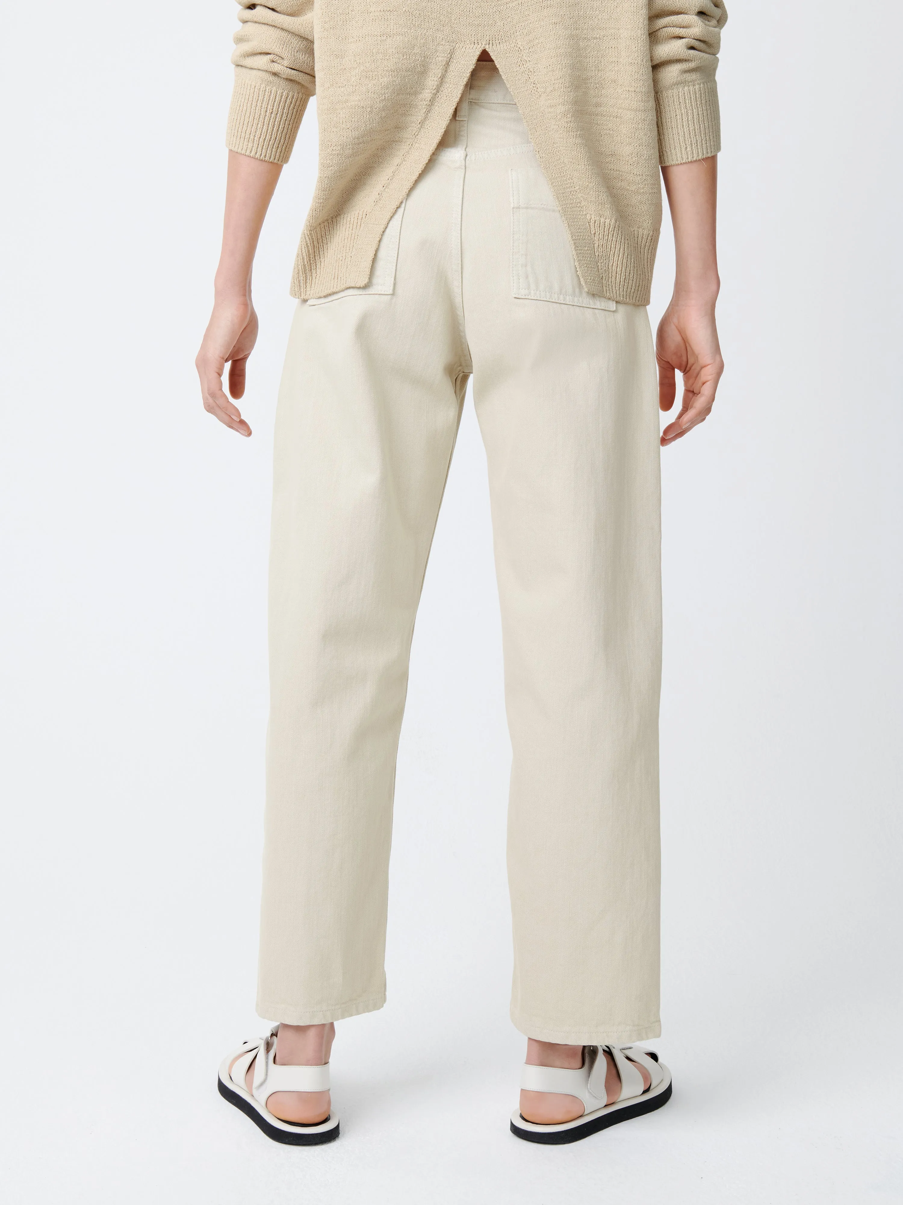 Ruthe Denim Pant in Dove sold by Studio Nicholson product image thumbnail 5