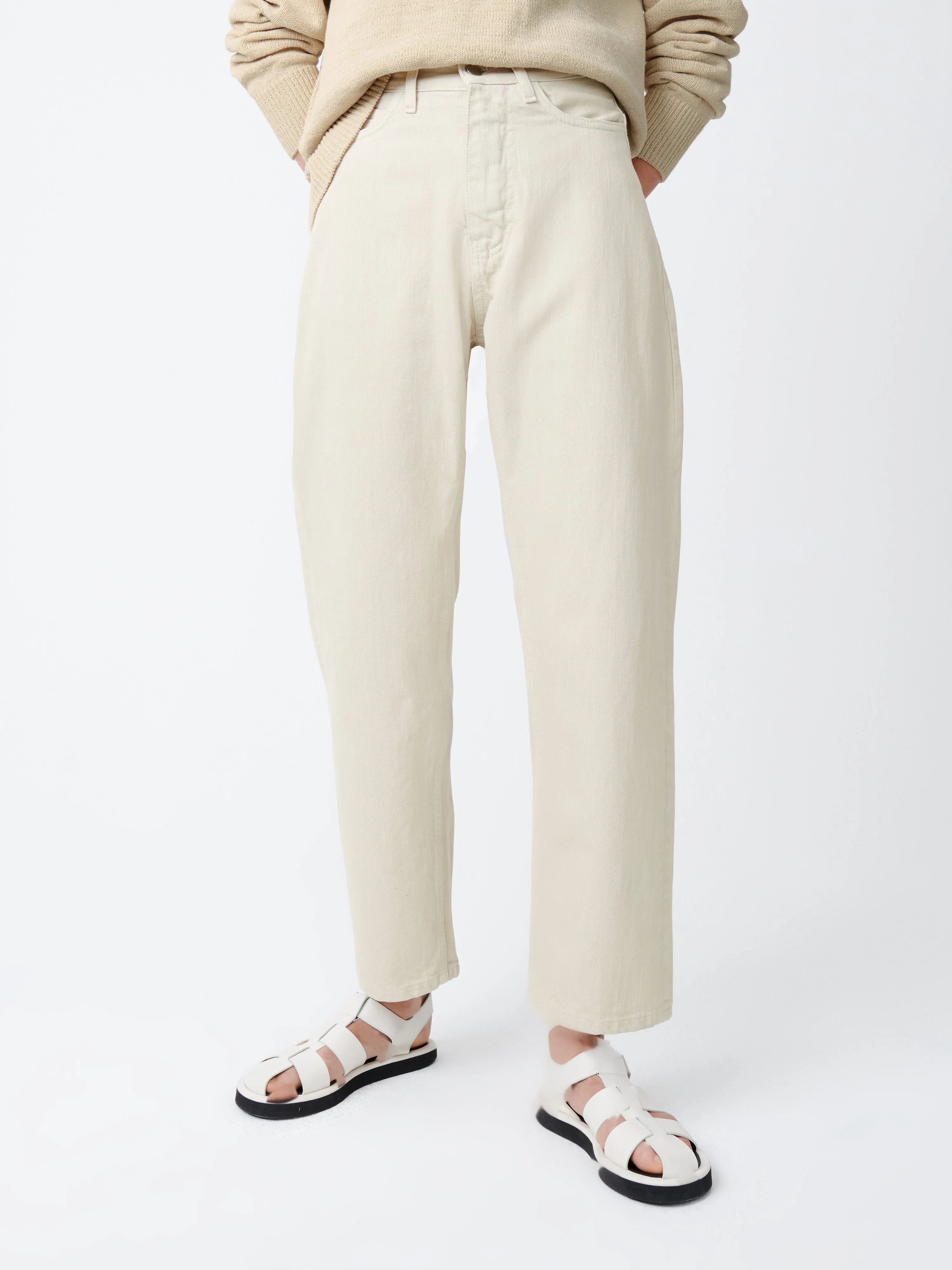 Ruthe Denim Pant in Dove sold by Studio Nicholson product image thumbnail 4