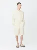 Ossi Denim Short in Parchment sold by Studio Nicholson