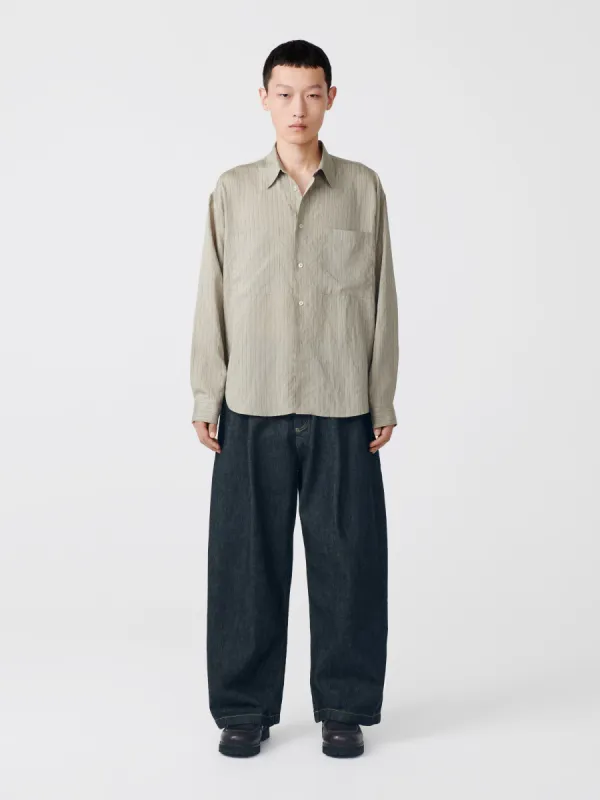Puch Italian Denim Pant in Black sold by Studio Nicholson