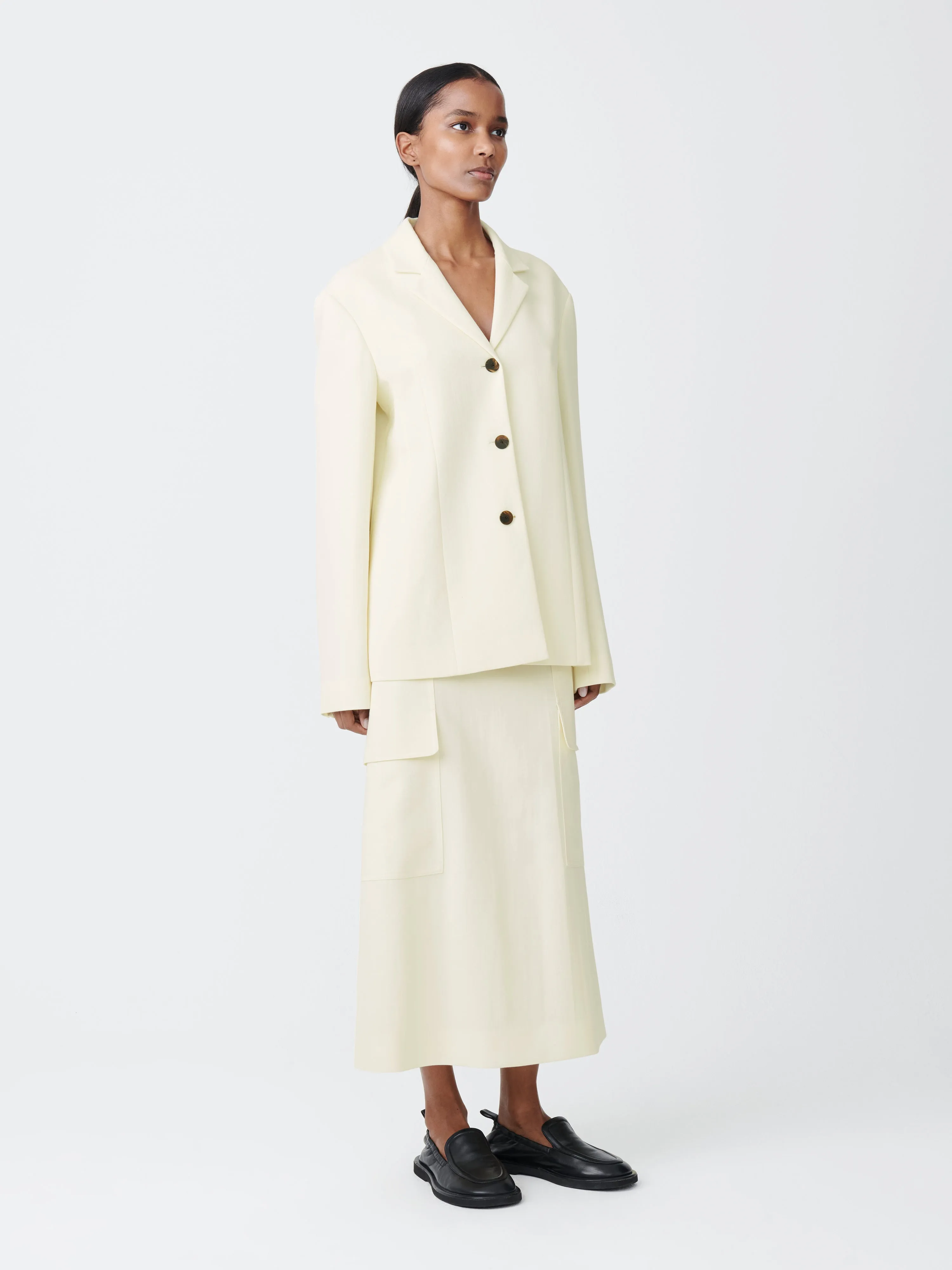 Weston Jacket in Parchment sold by Studio Nicholson product image thumbnail 3