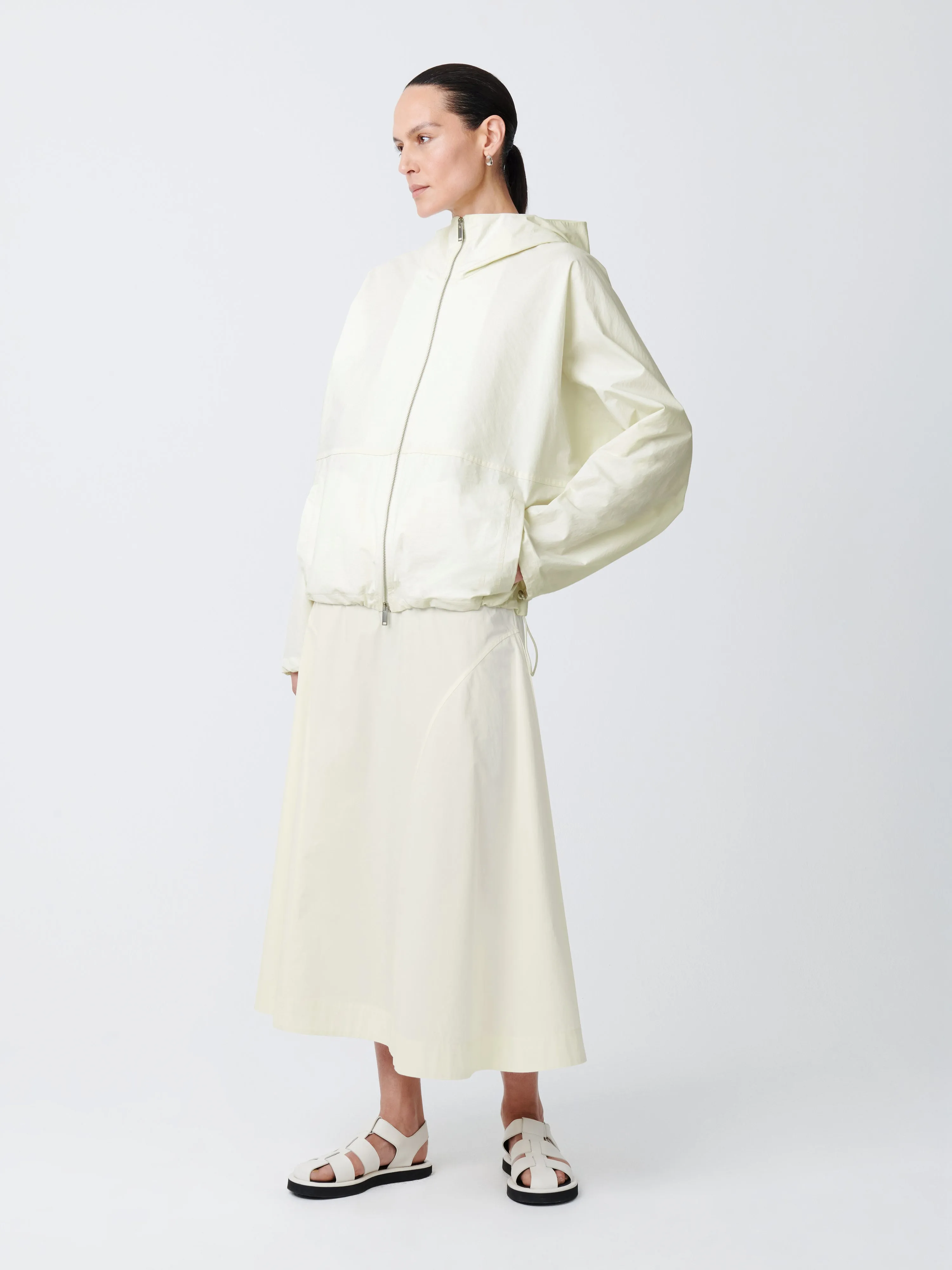 Godwin Anorak in Bone sold by Studio Nicholson product image thumbnail 4