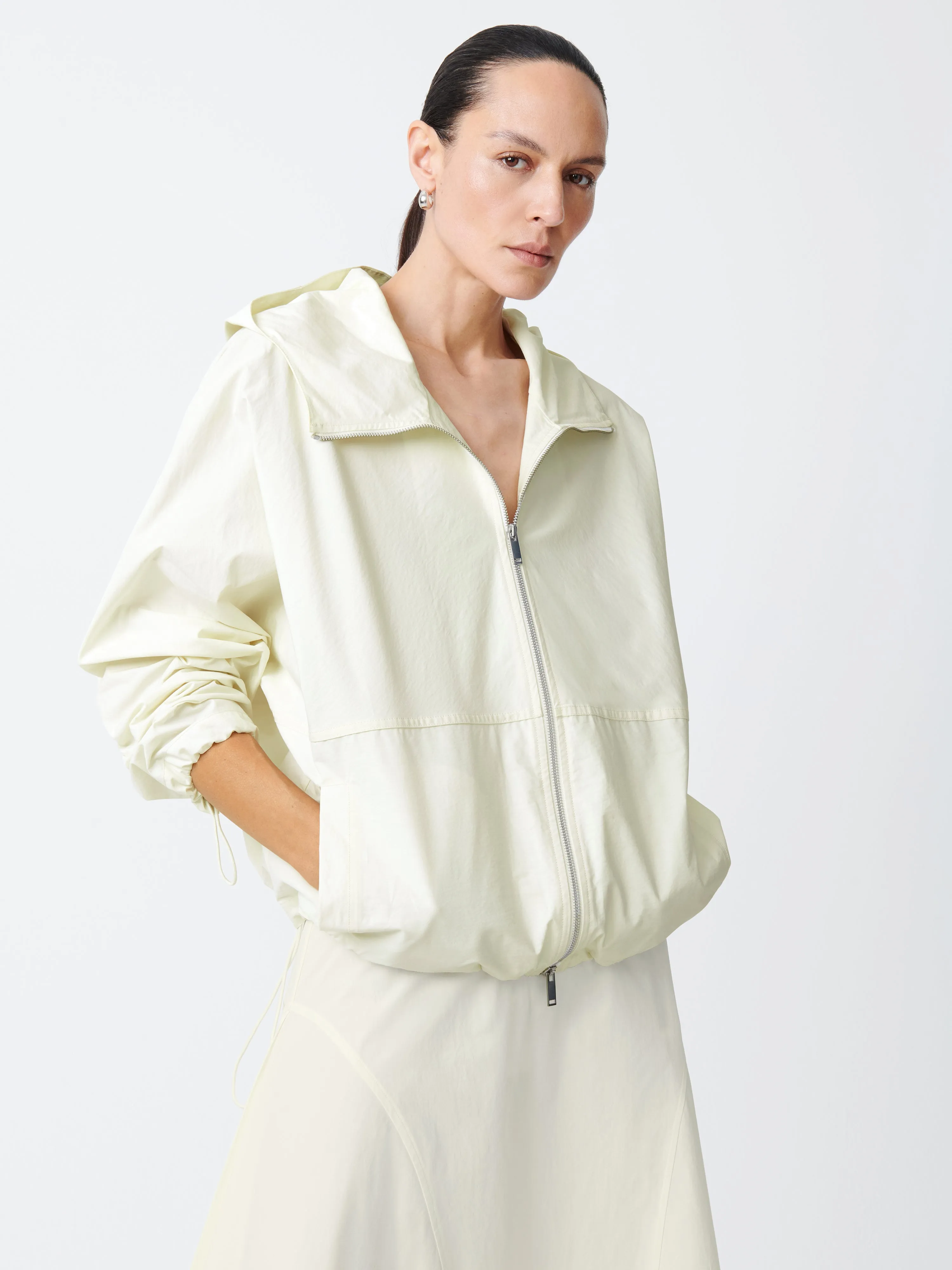 Godwin Anorak in Bone sold by Studio Nicholson product image thumbnail 5