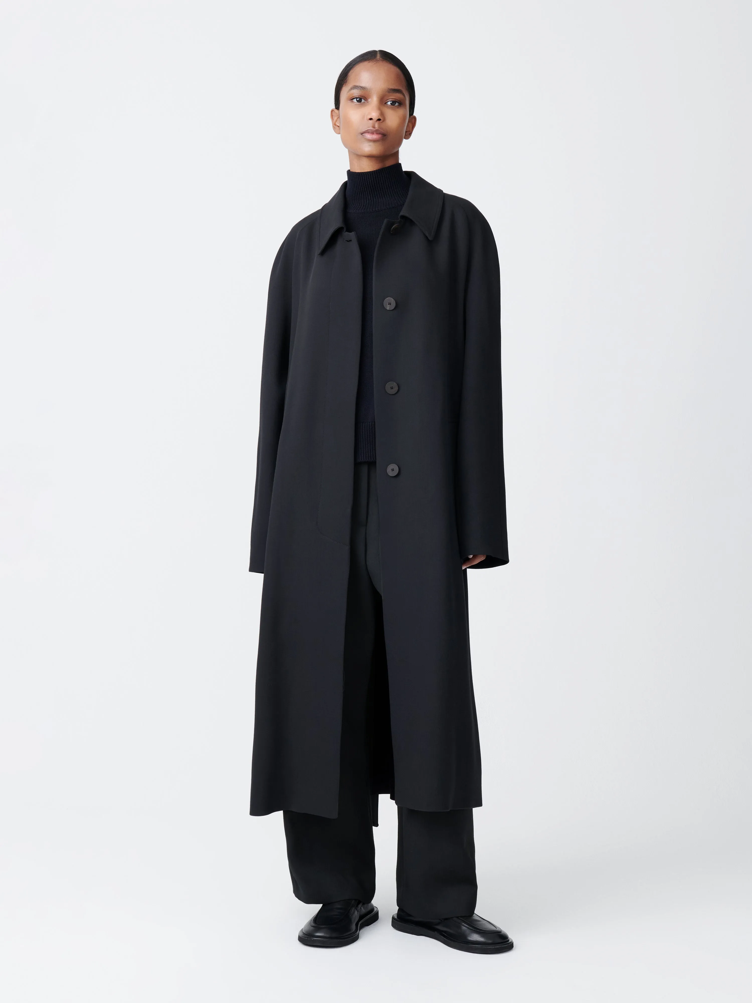 Denali Coat in Darkest Navy sold by Studio Nicholson product image thumbnail 2
