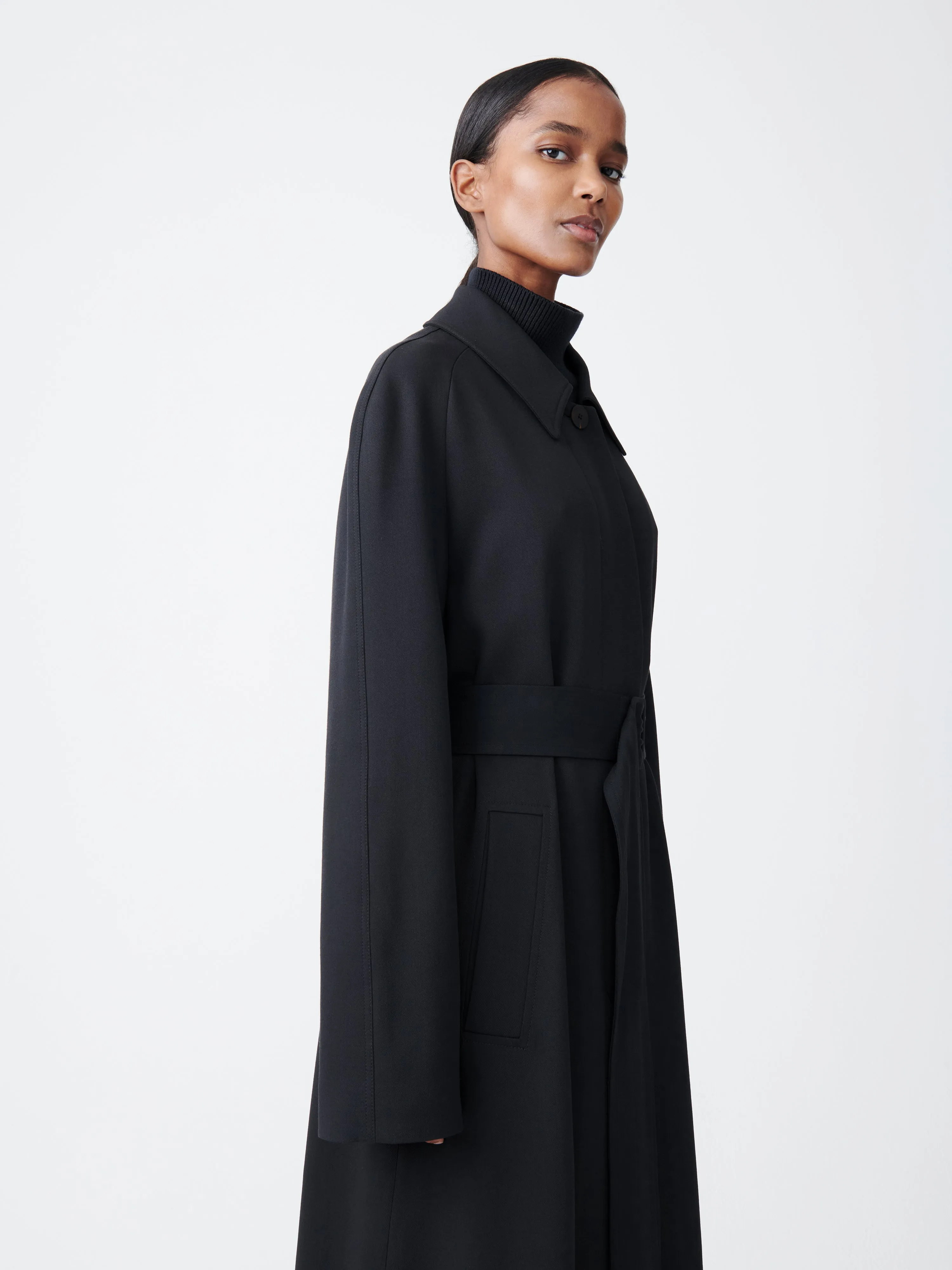 Denali Coat in Darkest Navy sold by Studio Nicholson product image thumbnail 5