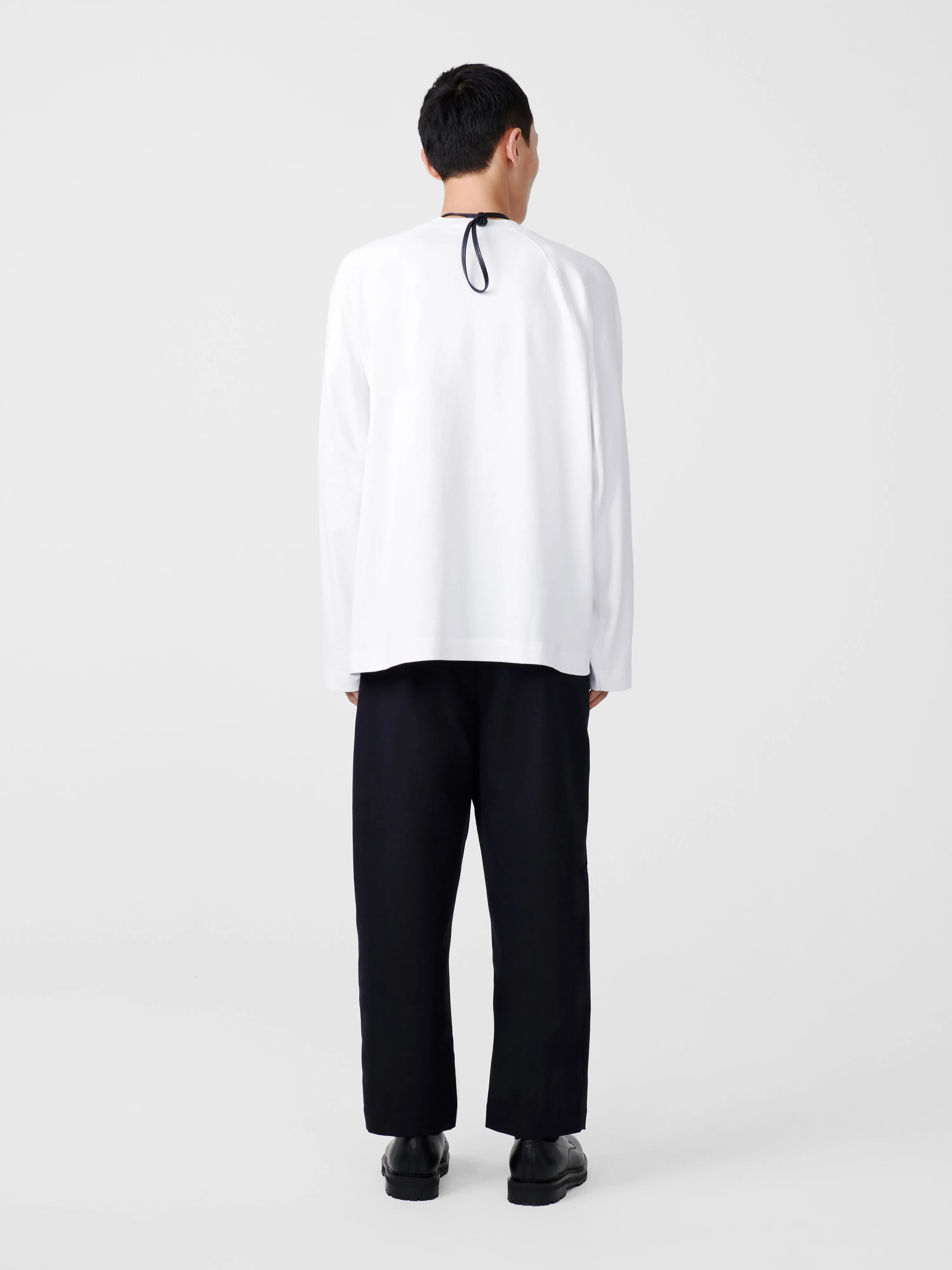 Platt T-Shirt in White sold by Studio Nicholson product image thumbnail 3