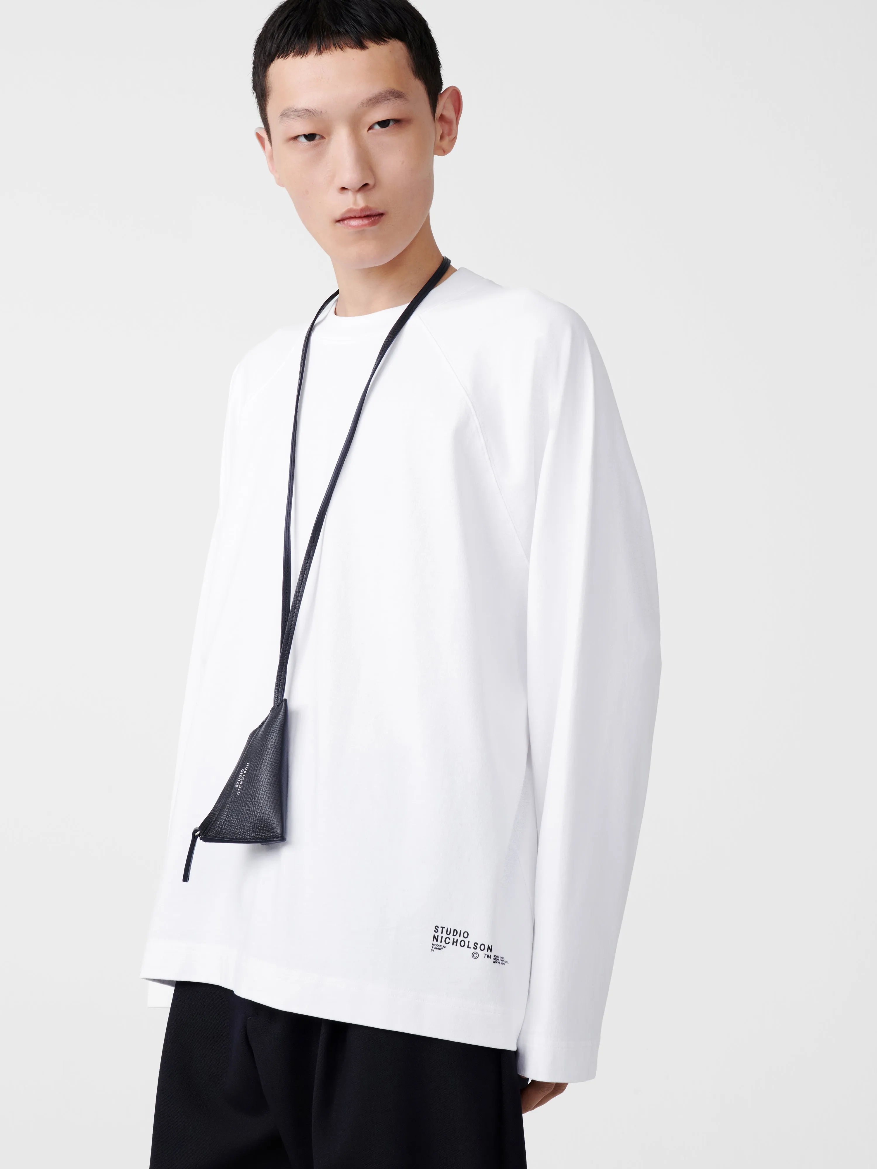 Platt T-Shirt in White sold by Studio Nicholson product image thumbnail 5