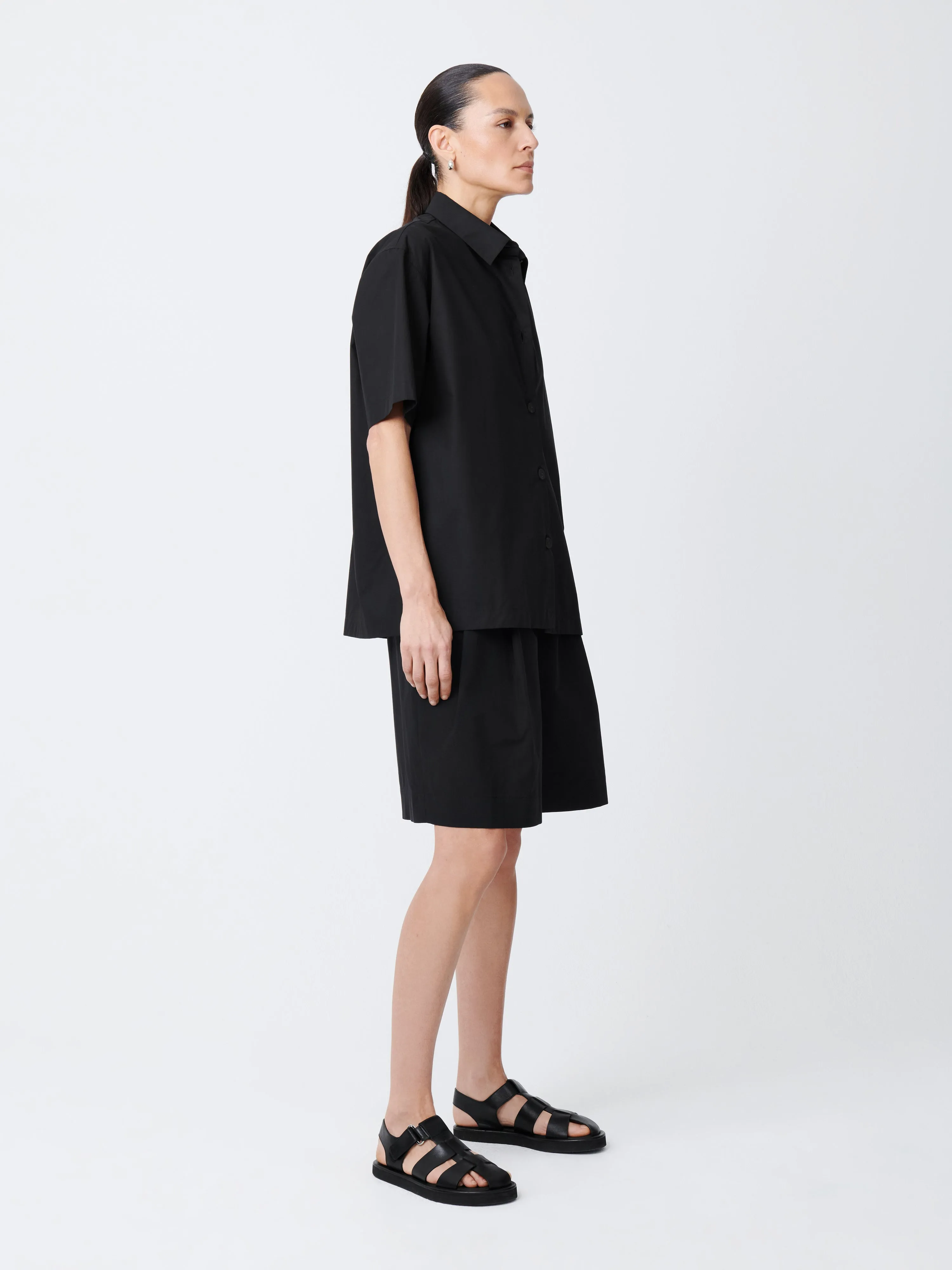 Piero Shirt in Black sold by Studio Nicholson product image thumbnail 3