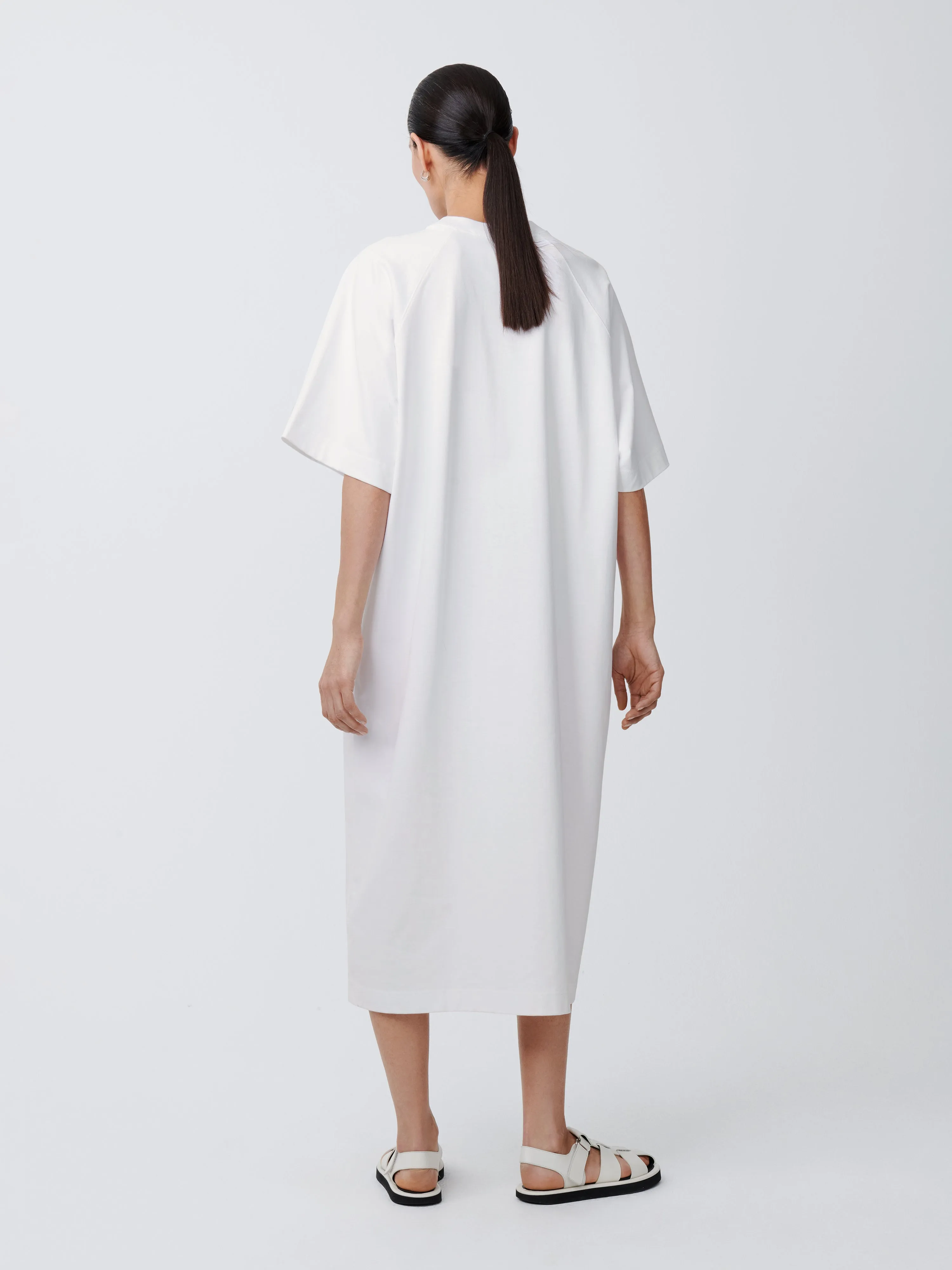 Stokes Dress in White sold by Studio Nicholson product image thumbnail 4
