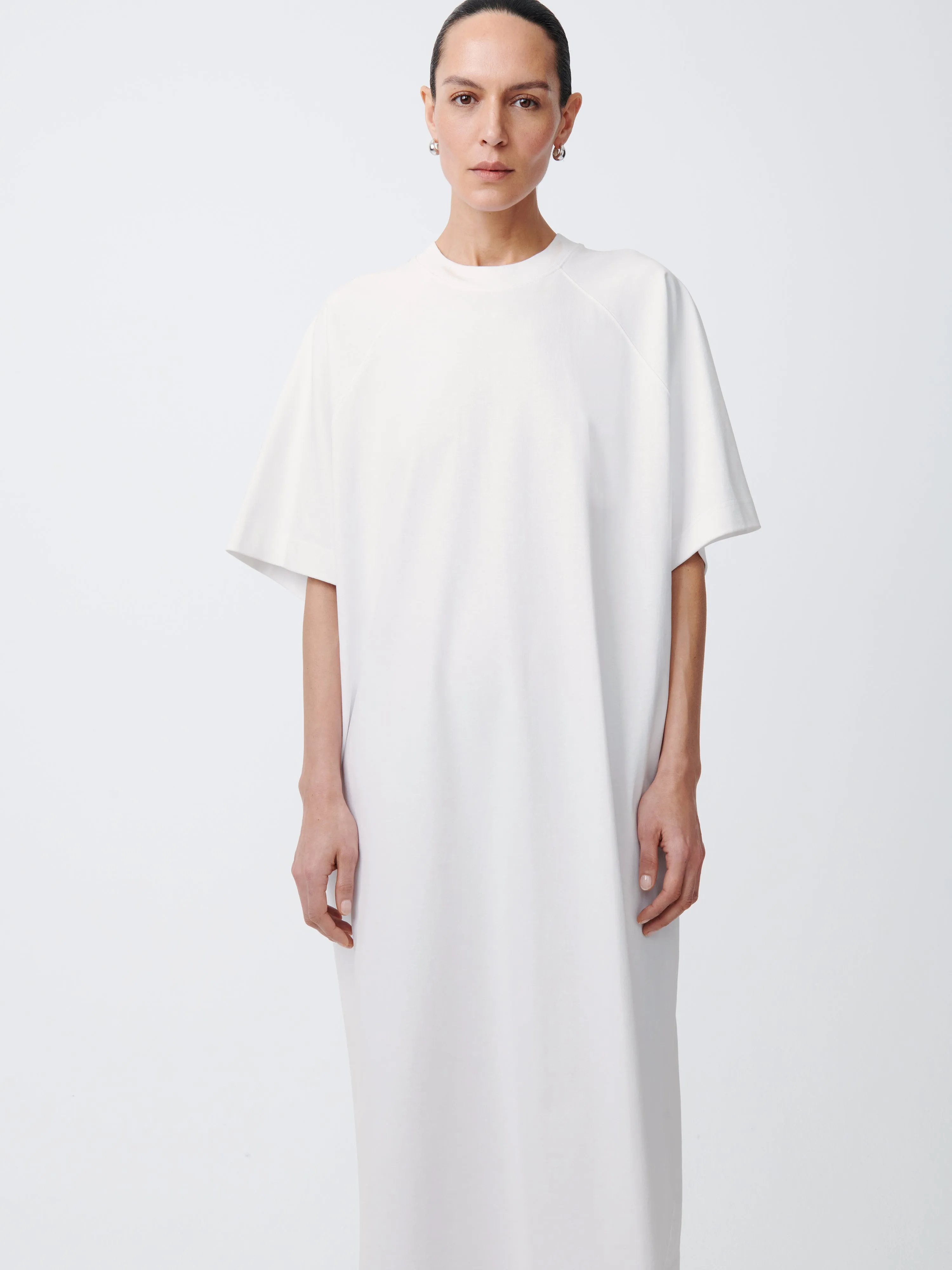 Stokes Dress in White sold by Studio Nicholson product image thumbnail 5