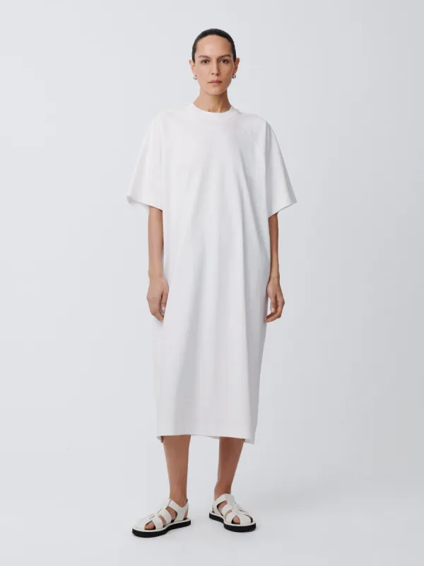 Stokes Dress in White sold by Studio Nicholson