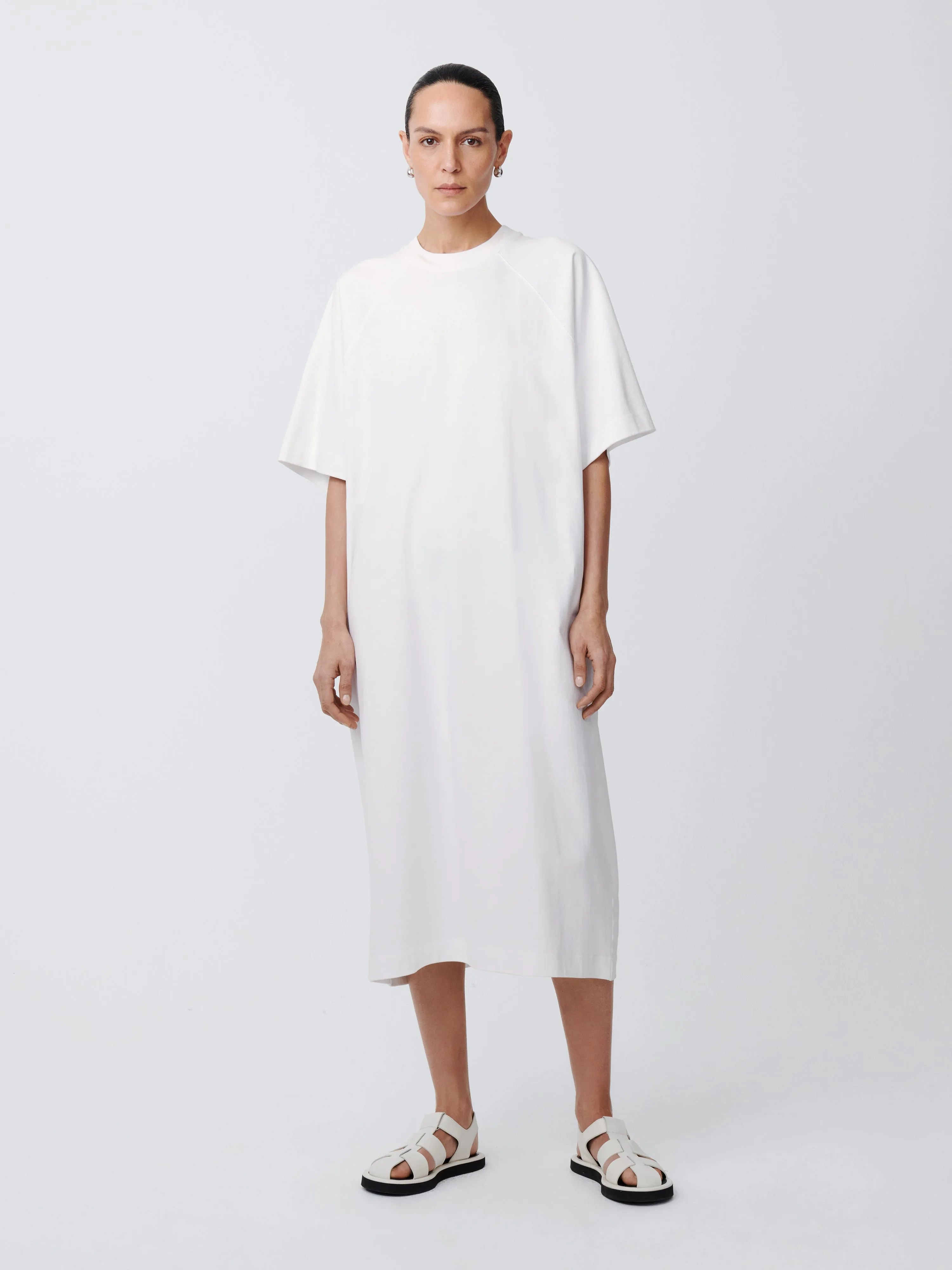 Stokes Dress in White sold by Studio Nicholson product image thumbnail 2