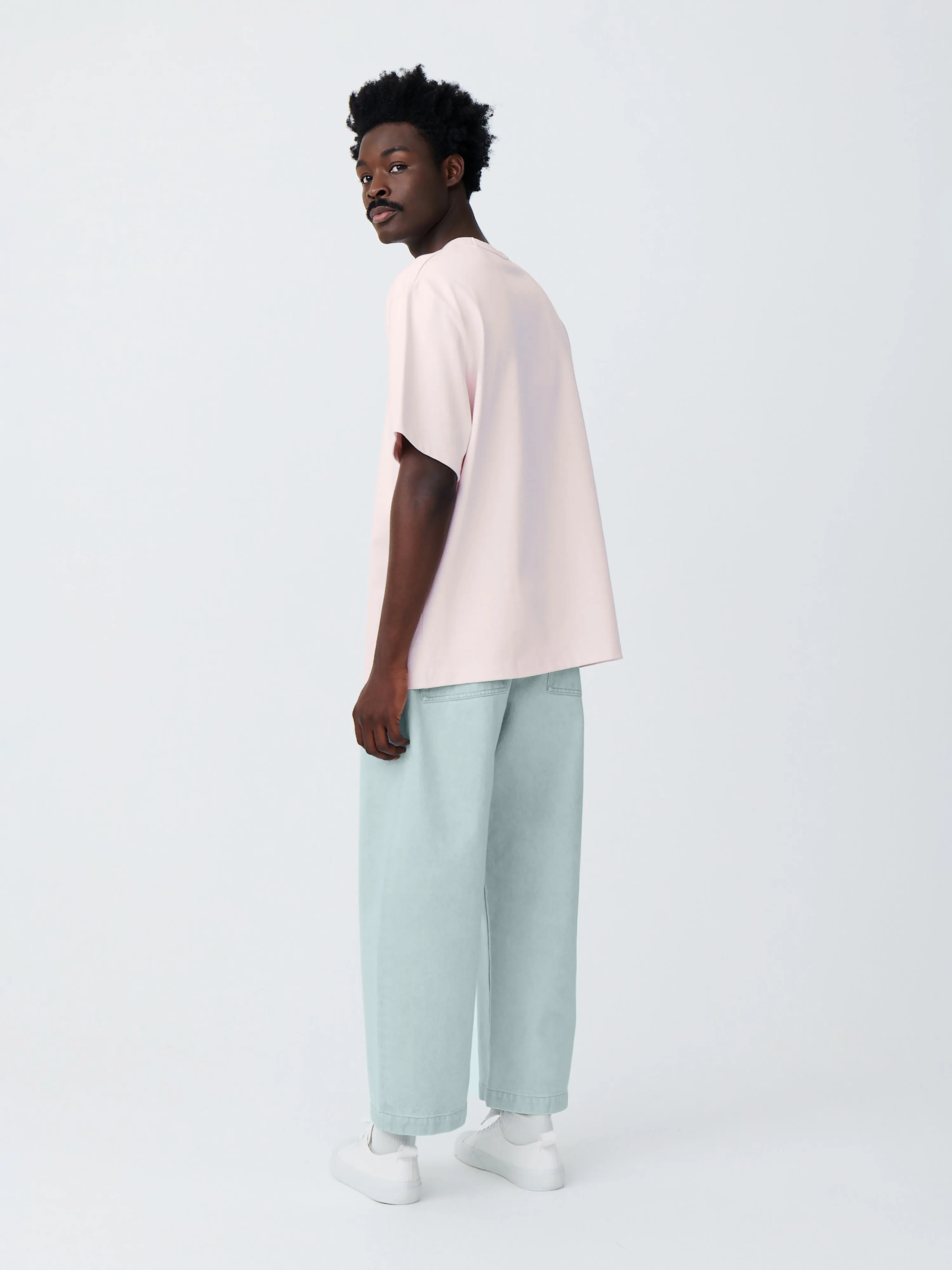 Module T-Shirt in Miami Pink sold by Studio Nicholson product image thumbnail 4