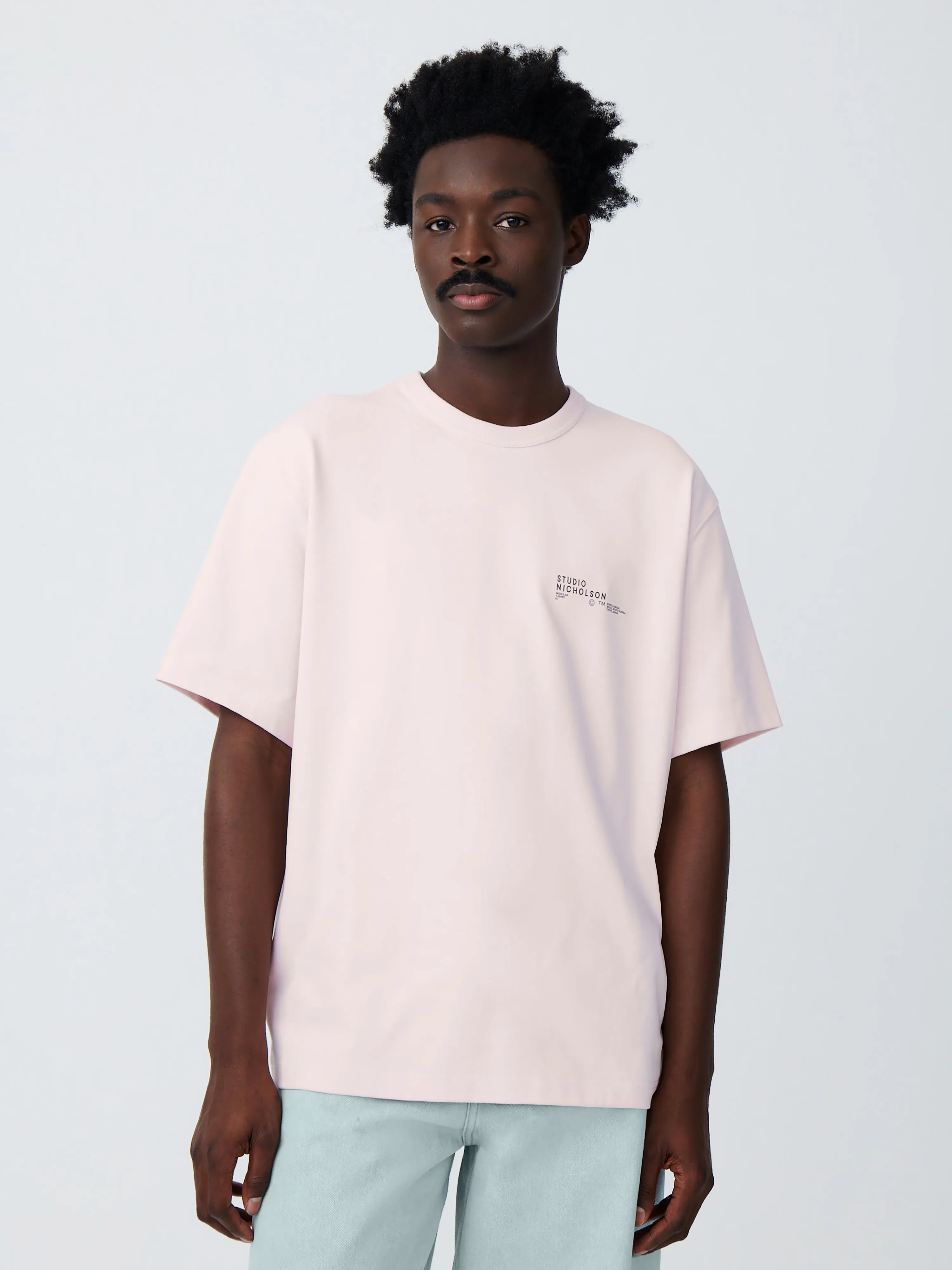 Module T-Shirt in Miami Pink sold by Studio Nicholson