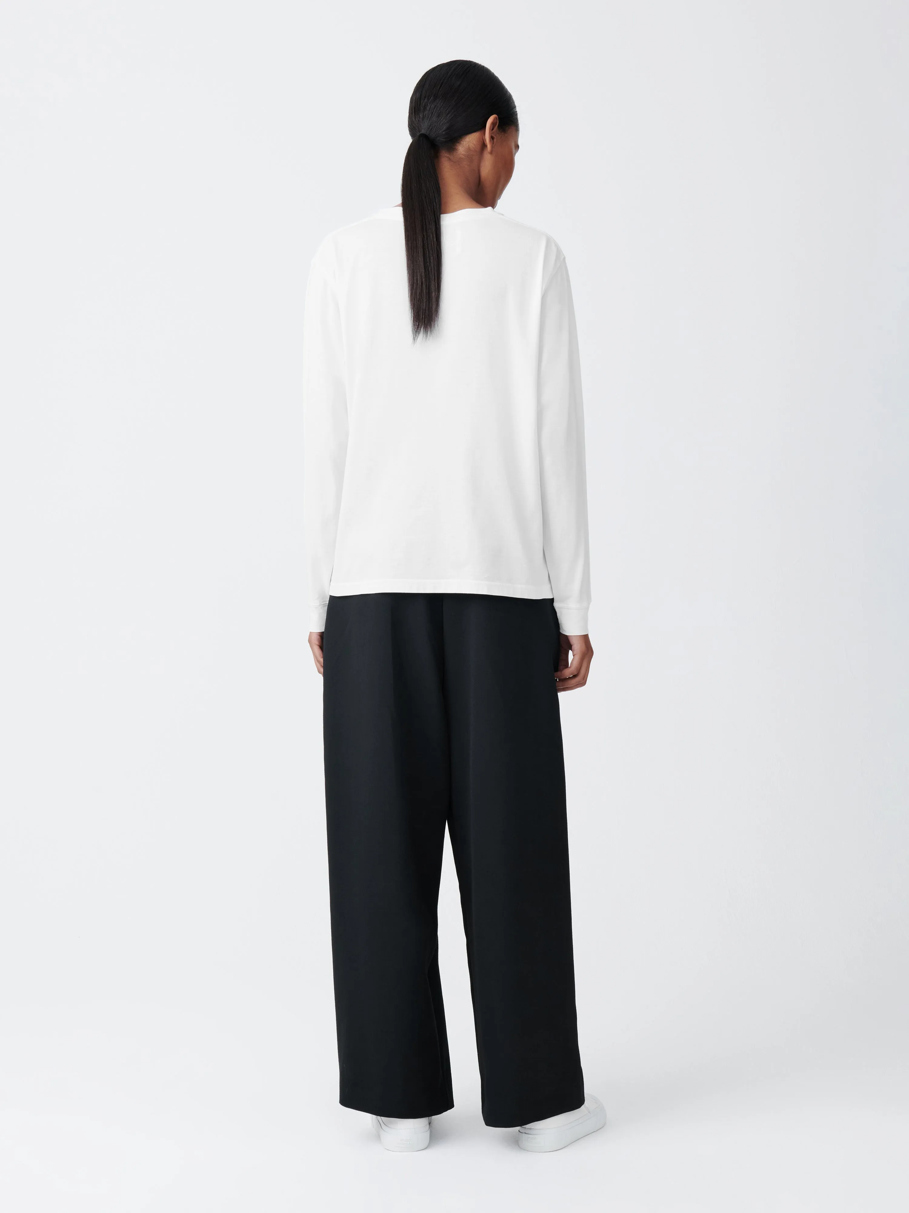 Simmons T-Shirt in Optic White sold by Studio Nicholson product image thumbnail 4