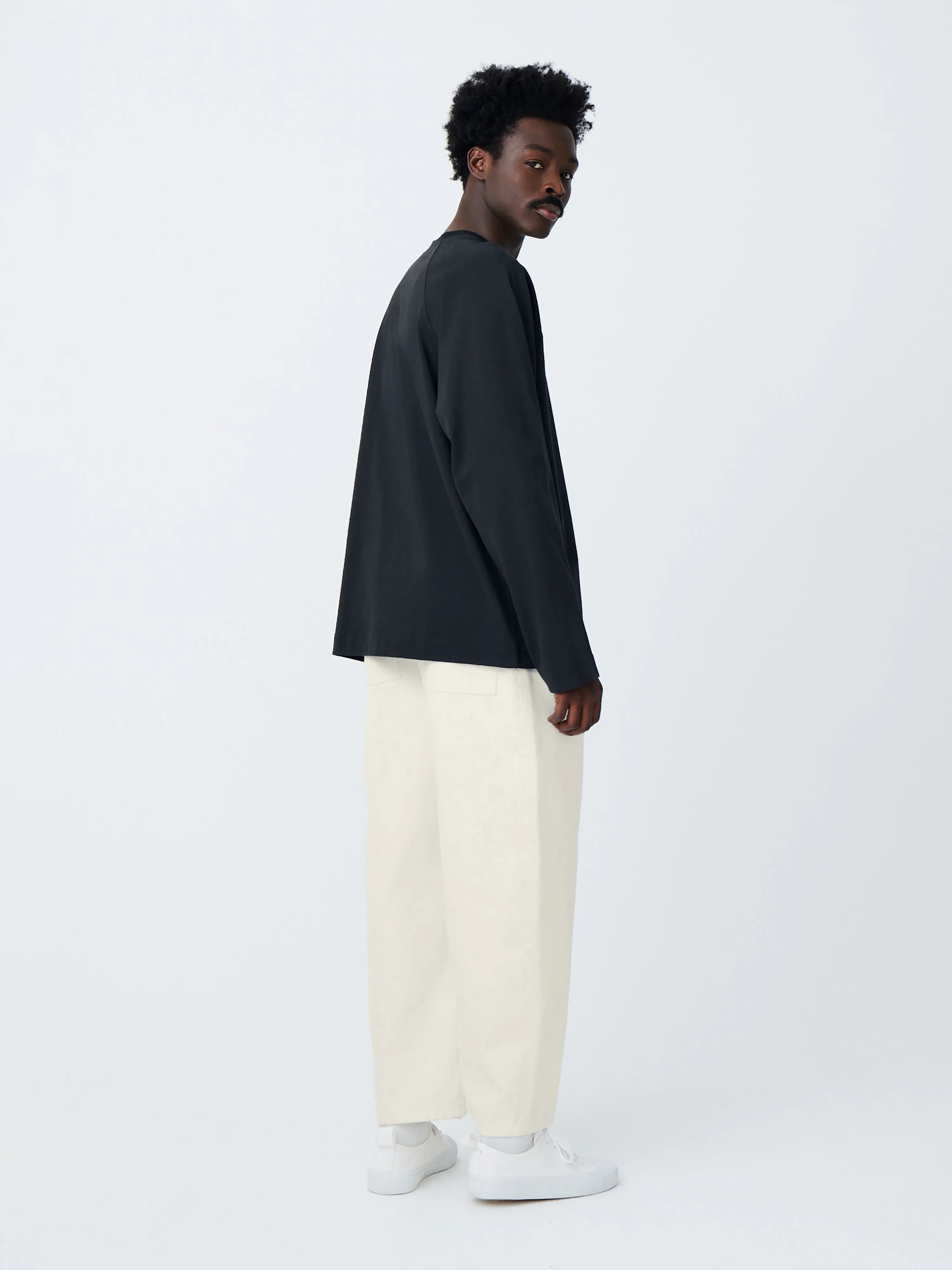 Platt T-Shirt in Darkest Navy sold by Studio Nicholson product image thumbnail 4