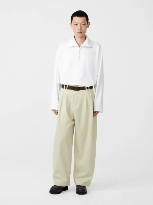 Line Pant in Dove made by Studio Nicholson