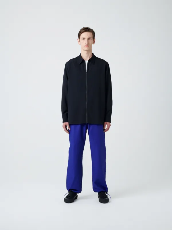 Zephyr Coated Cotton Pant in Klein Blue sold by Studio Nicholson