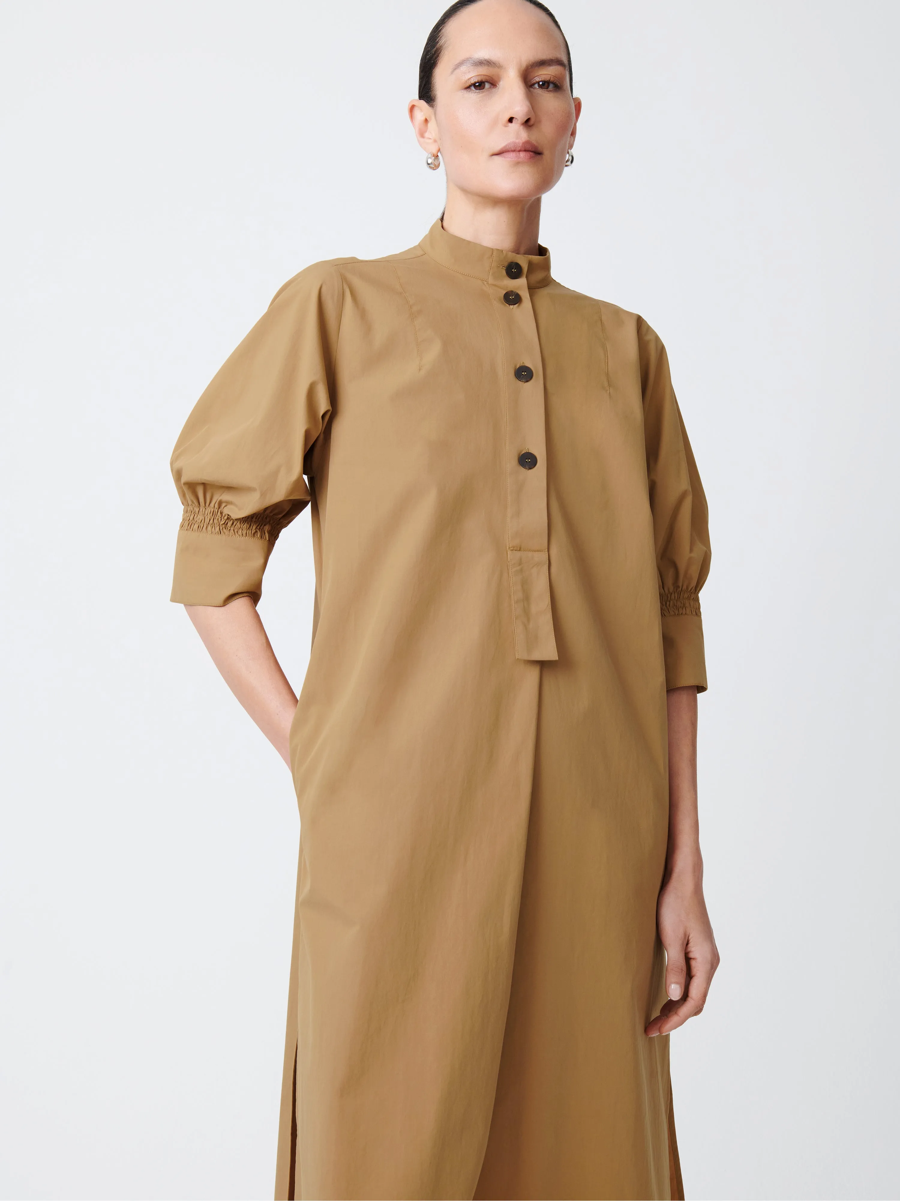 Knoll Dress in Sand sold by Studio Nicholson product image thumbnail 2