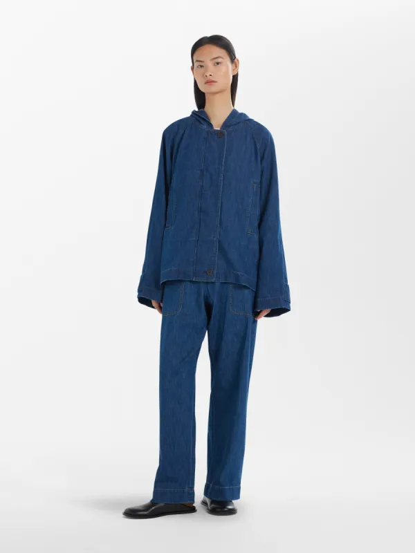 Colima Jacket in Indigo sold by Studio Nicholson