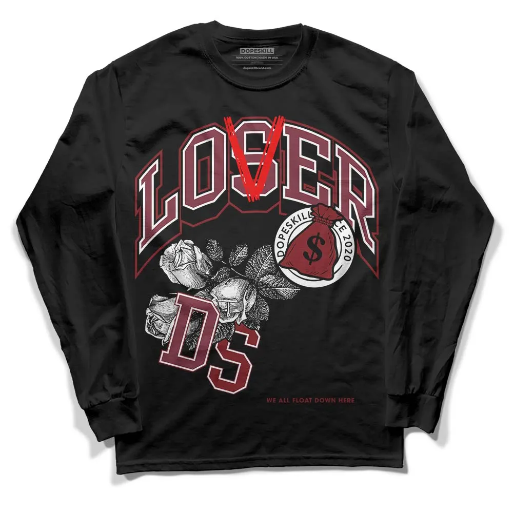 Team Red 1s DopeSkill Long Sleeve T-Shirt Loser Lover Graphic sold by DopeSkill product image thumbnail 2