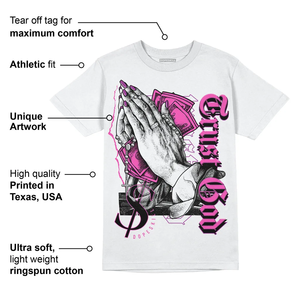 Hyper Violet 4s DopeSkill T-Shirt Trust God Graphic sold by DopeSkill product image thumbnail 3
