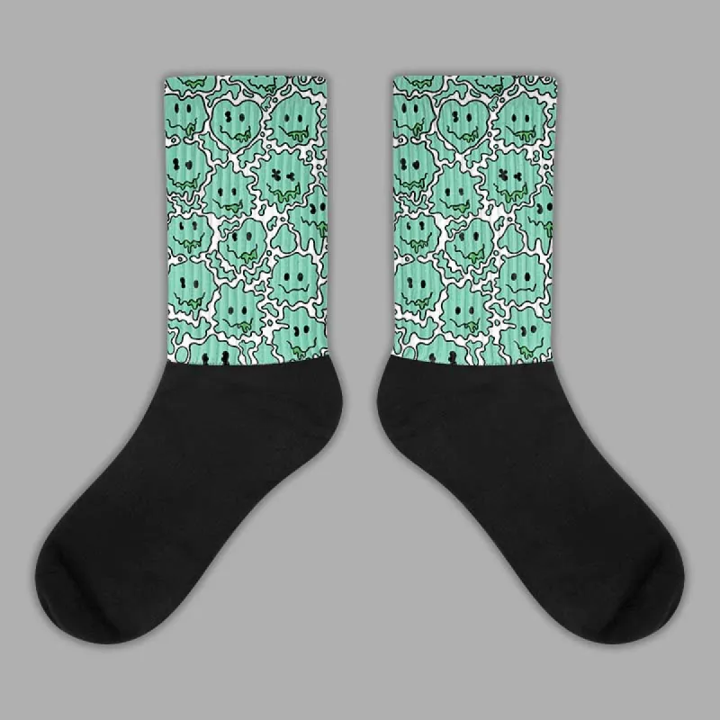 Green Glow 1s DopeSkill Sublimated Socks Slime Graphic sold by DopeSkill