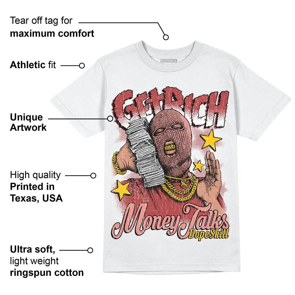 Dune Red 13s DopeSkill T-Shirt Get Rich Graphic sold by DopeSkill product image thumbnail 3