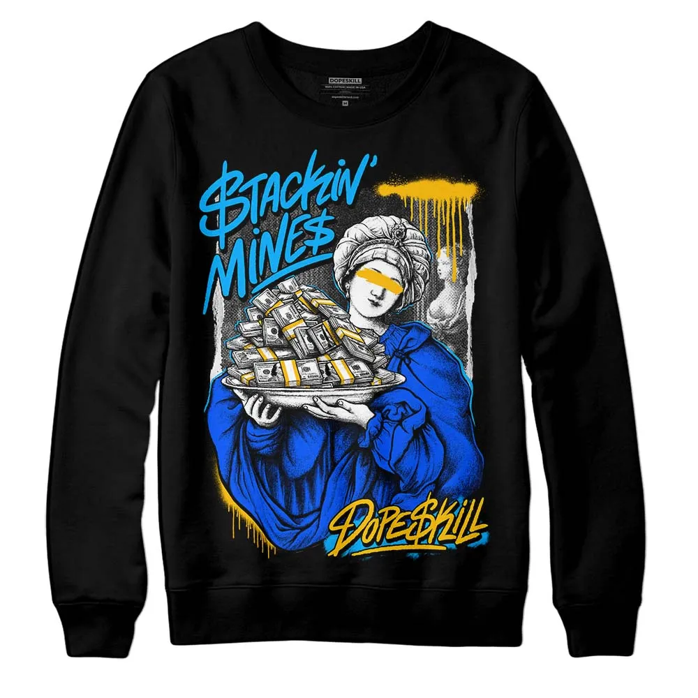 Royal Blue Collection DopeSkill Sweatshirt Stackin Mines Graphic sold by DopeSkill product image thumbnail 2