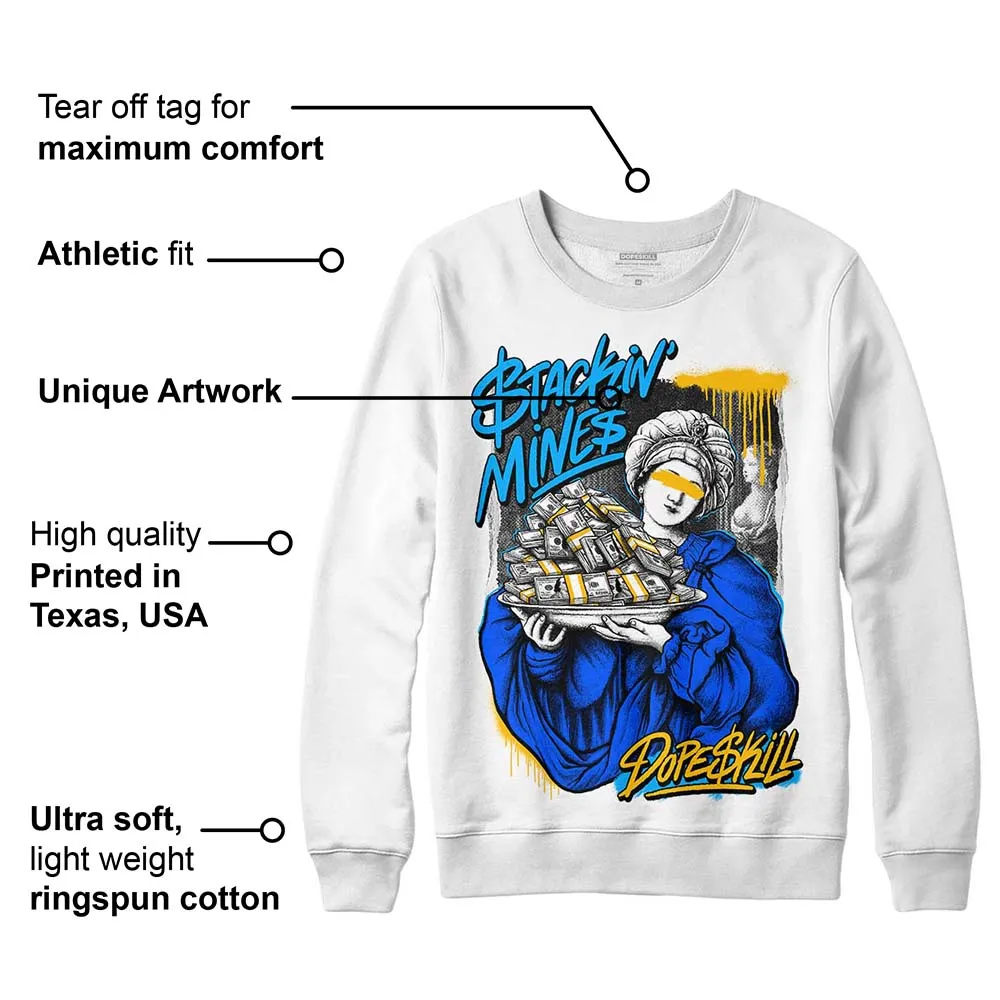 Royal Blue Collection DopeSkill Sweatshirt Stackin Mines Graphic sold by DopeSkill product image thumbnail 3