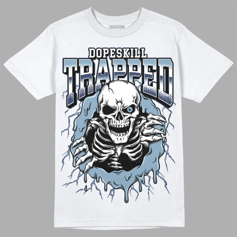 Diffused Blue Sail Grey White 1s DopeSkill T-Shirt Trapped Halloween Graphic sold by DopeSkill