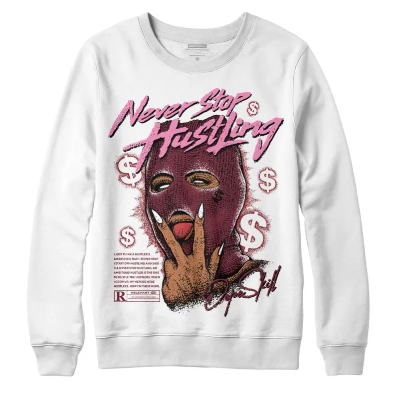 Team Red 1s DopeSkill Sweatshirt Never Stop Hustling Graphic sold by DopeSkill