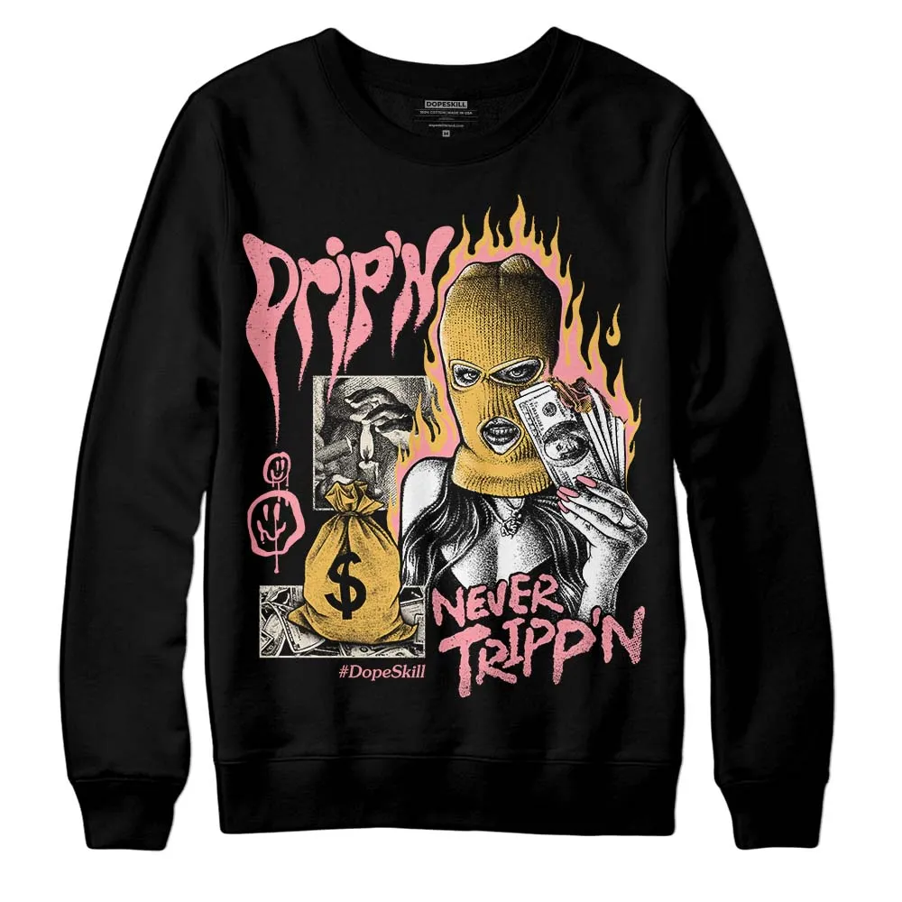 Red Stardust 3s DopeSkill Sweatshirt Drip'n Never Tripp'n Graphic sold by DopeSkill product image thumbnail 2