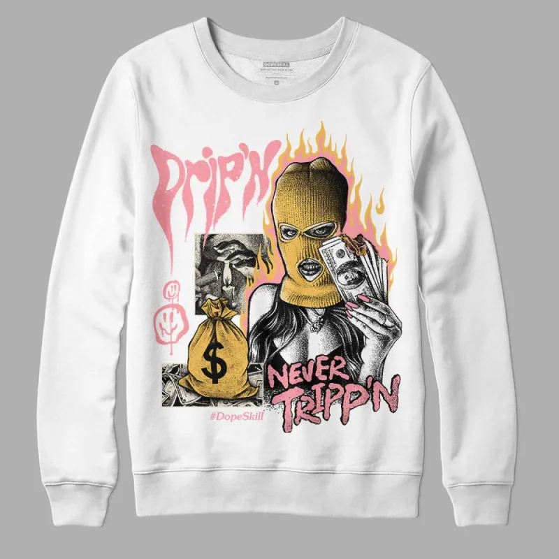 Red Stardust 3s DopeSkill Sweatshirt Drip'n Never Tripp'n Graphic sold by DopeSkill