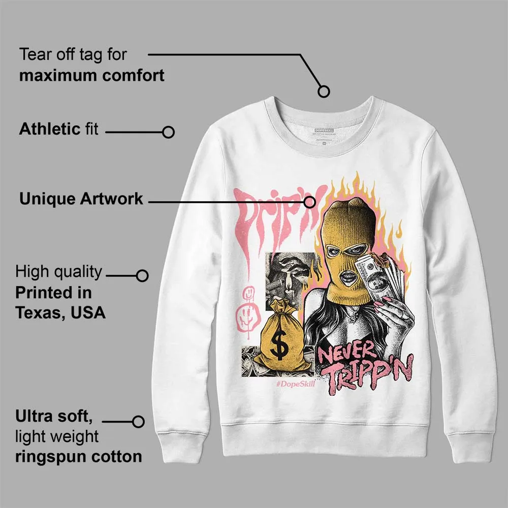Red Stardust 3s DopeSkill Sweatshirt Drip'n Never Tripp'n Graphic sold by DopeSkill product image thumbnail 3