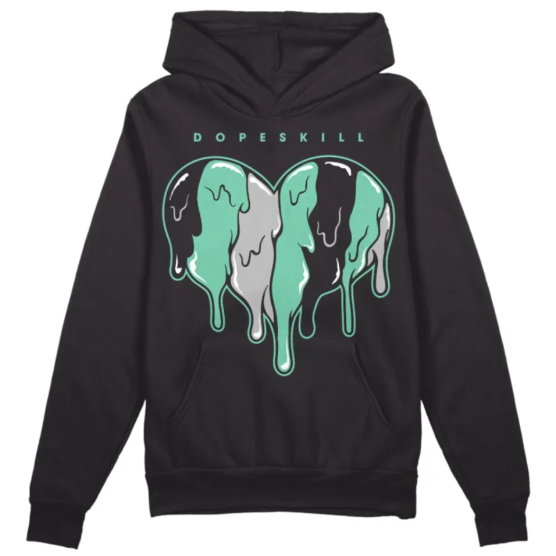 Green Glow 1s DopeSkill Hoodie Sweatshirt Slime Drip Heart Graphic sold by DopeSkill
