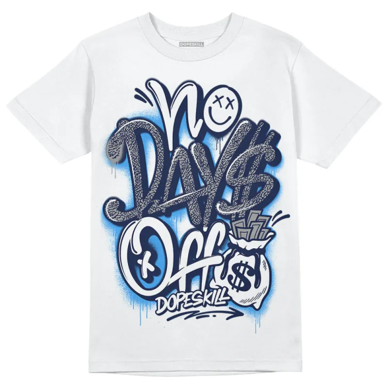AJ Spizike White Obsidian DopeSkill T-Shirt No Days Off Graphic sold by DopeSkill