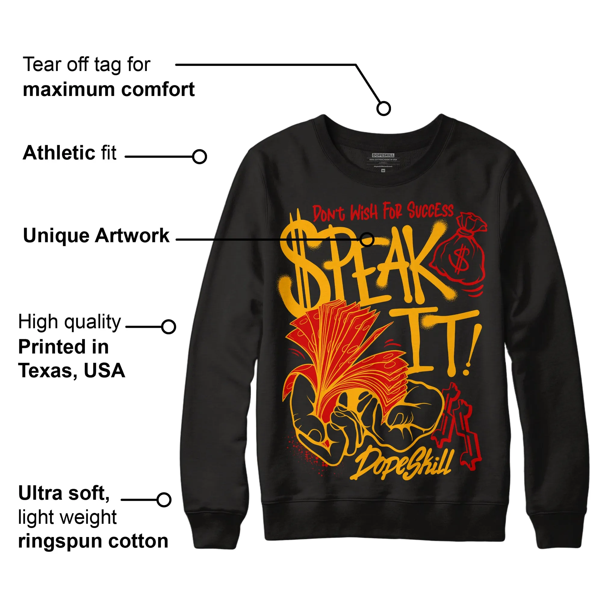 Citrus 7s DopeSkill Sweatshirt Speak It Graphic sold by DopeSkill product image thumbnail 3