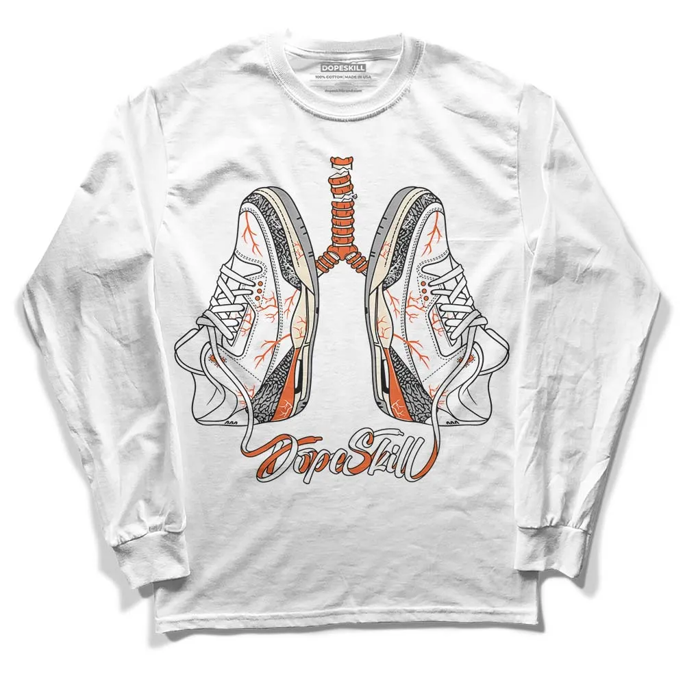 Georgia Peach 3s DopeSkill Long Sleeve T-Shirt Breathe Graphic sold by DopeSkill product image thumbnail 2