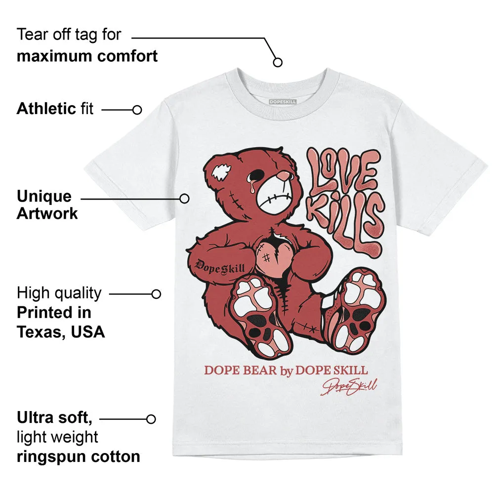 Dune Red 13s DopeSkill T-Shirt Love Kills Graphic sold by DopeSkill product image thumbnail 3