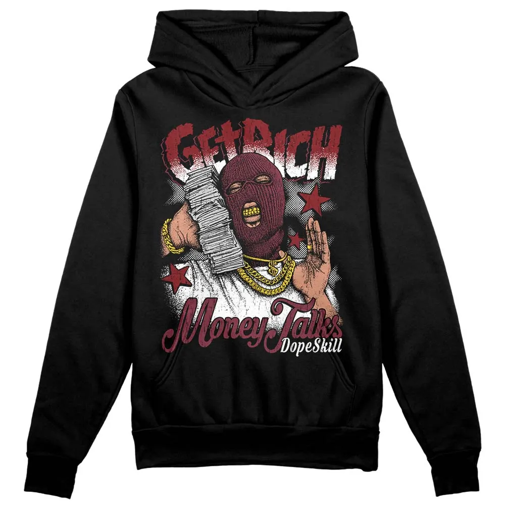 Team Red 1s DopeSkill Hoodie Sweatshirt Get Rich Graphic sold by DopeSkill product image thumbnail 2