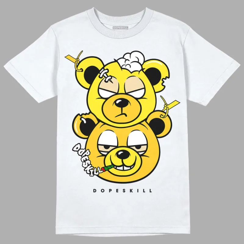 Vivid Sulfur 4s DopeSkill T-Shirt New Double Bear Graphic sold by DopeSkill