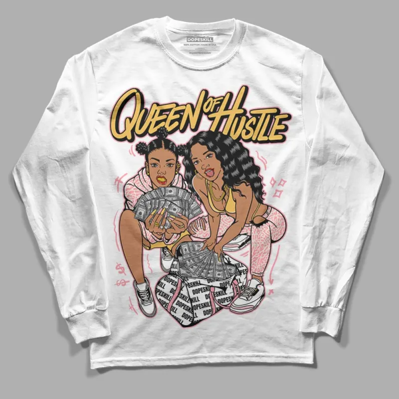Red Stardust 3s DopeSkill Long Sleeve T-Shirt Queen Of Hustle Graphic sold by DopeSkill