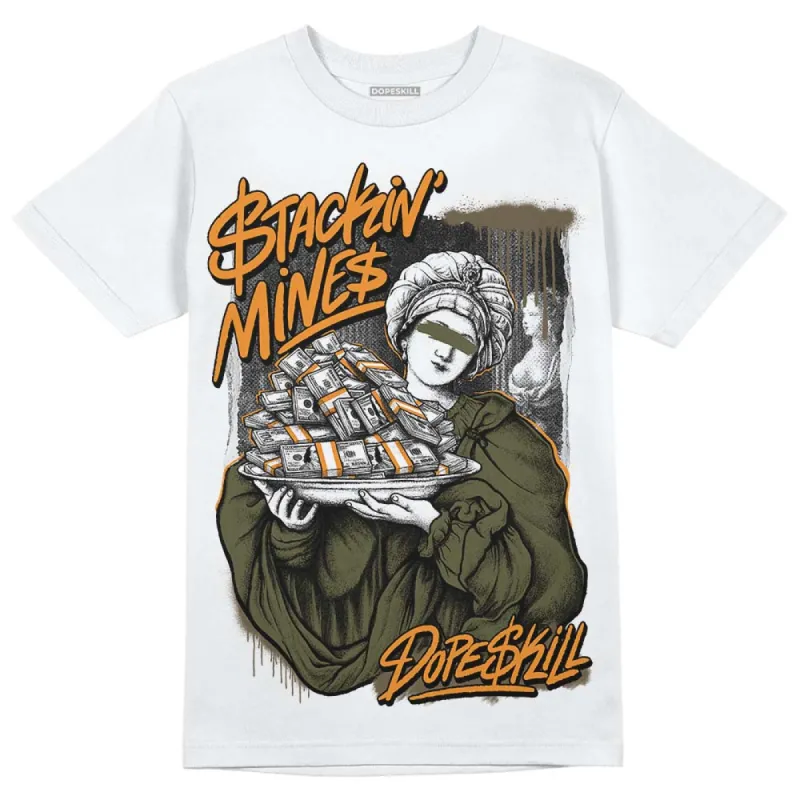 Olive 5s DopeSkill T-Shirt Stackin Mines Graphic sold by DopeSkill